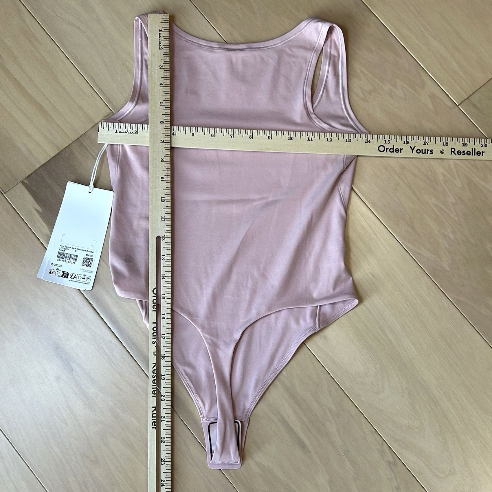 Lululemon Lululemon Bodysuit Women’s Small Square Neck Sleeveless Wundermost Nulu Pink Light Support Snap Hats? Size S / US 4 / IT 40 - 7 Thumbnail