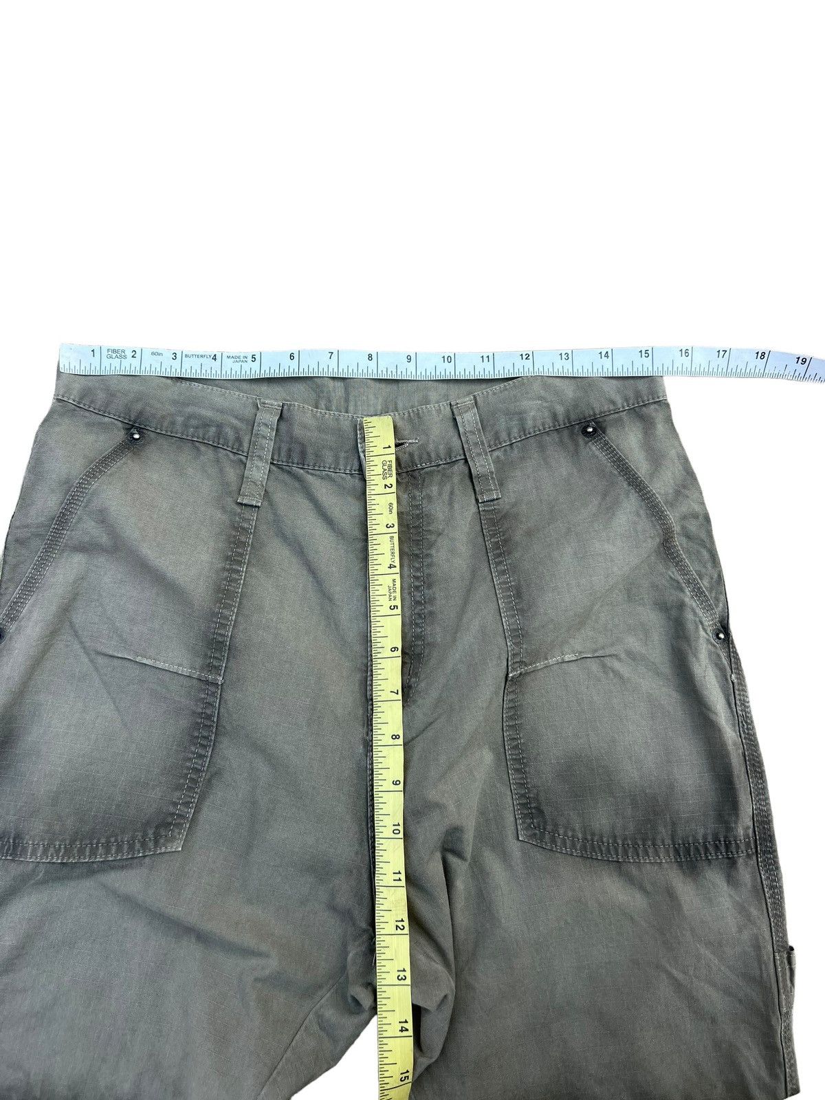 Vintage Vintage PPFM Japan Shadow Line Ripstop Slim Fatigue Trouser Size US 30 / EU 46 - 3 Thumbnail
