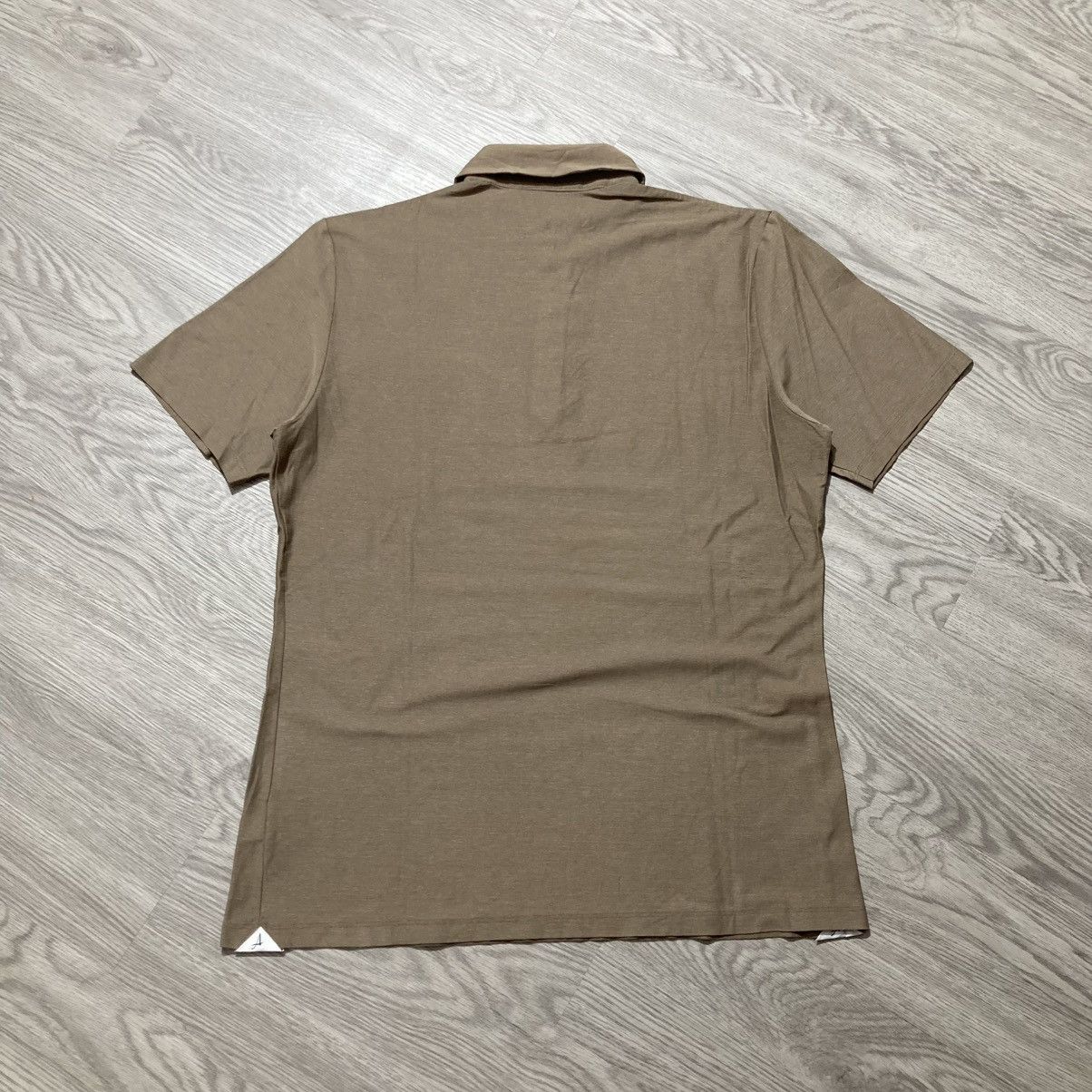 Japanese Brand 2000s Artisan Pocket Polo Tshirt Brown Designer Size US L / EU 52-54 / 3 - 11 Thumbnail