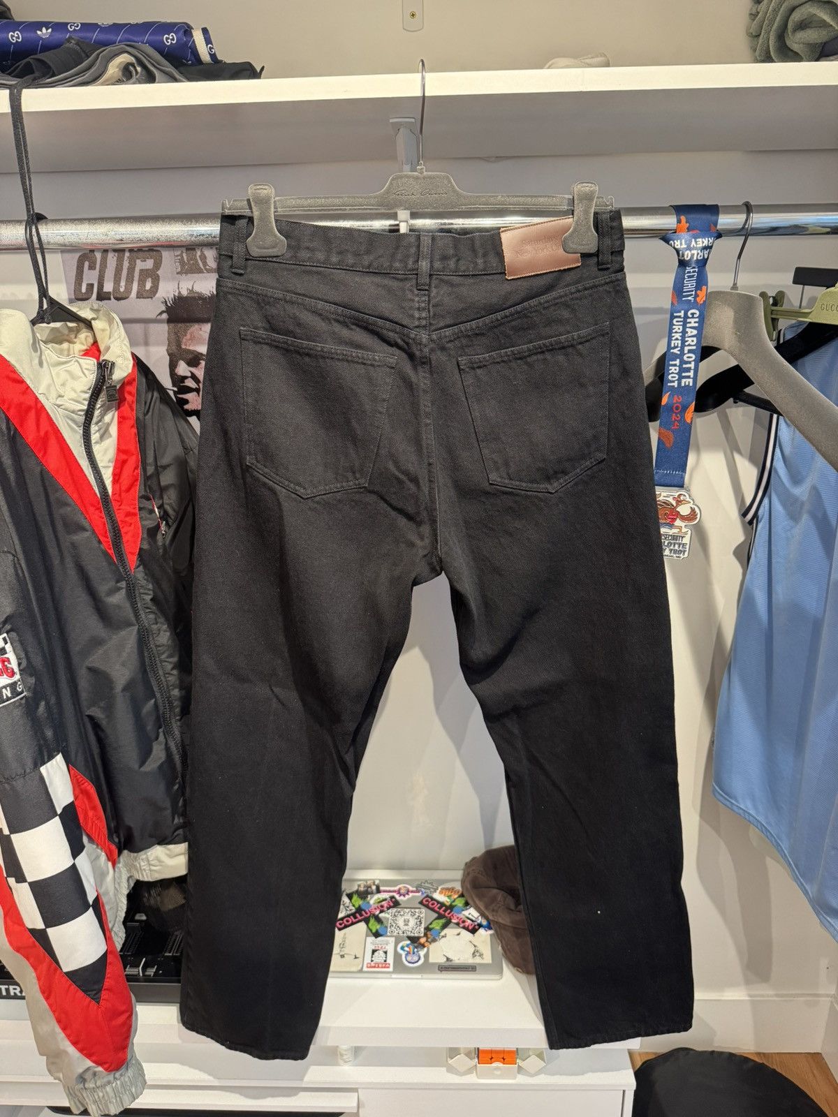 Saturdays NYC Saturdays NYC Black Slim Fit Pants W32 Minimalist Streetwear Size US 33 - 2 Thumbnail