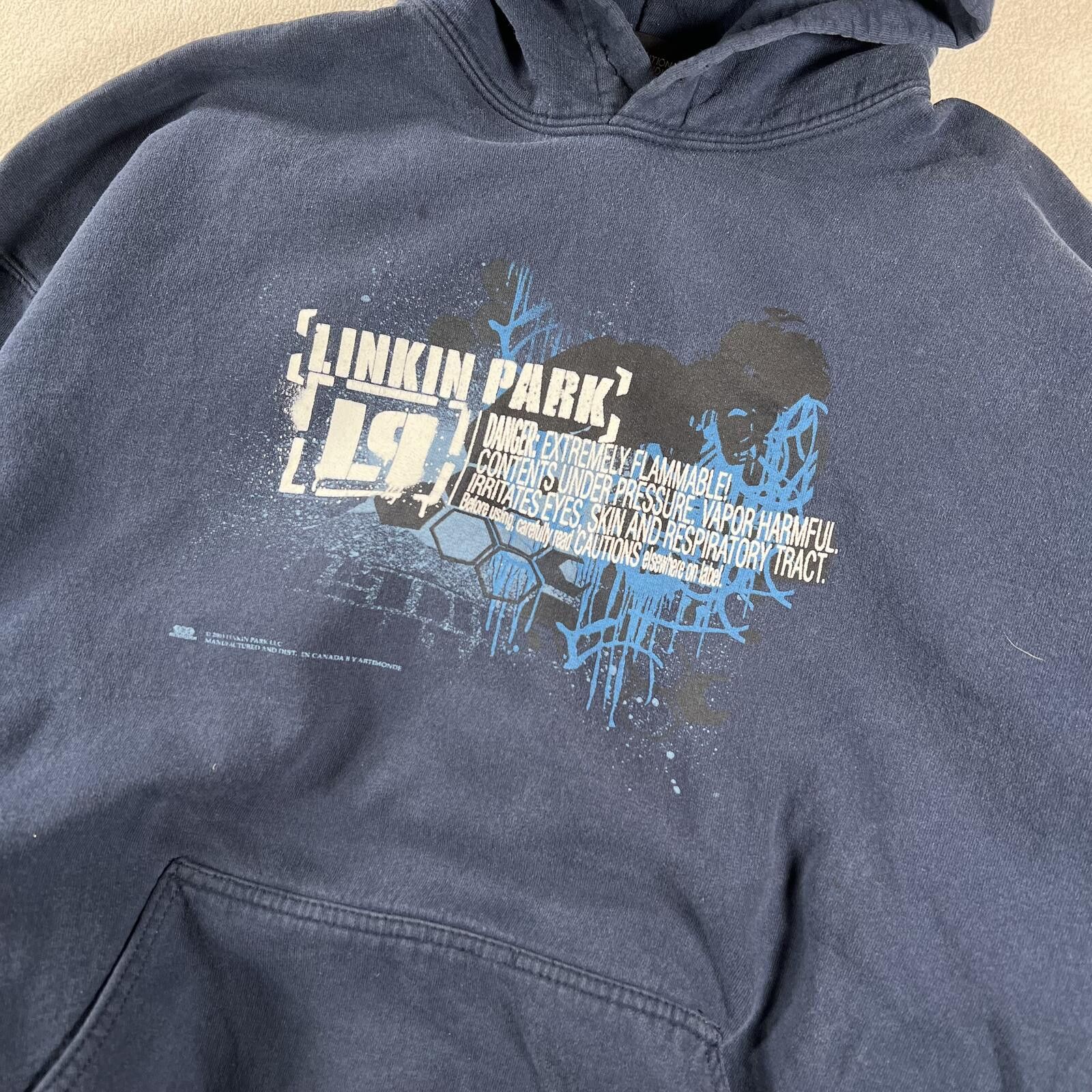 Brockum Vintage 2003 Linkin Park Meteor Officially Licensed Hoodie Size US XL / EU 56 / 4 - 8 Thumbnail