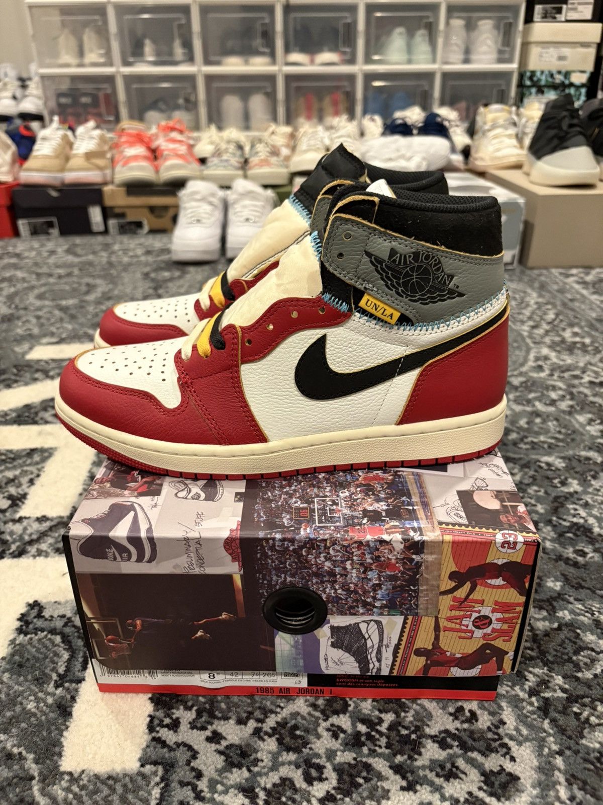 Jordan Brand × Nike Nike Air Jordan 1 Union Sz 8.5 Size US 8.5 / EU 41-42 - 1 Thumbnail