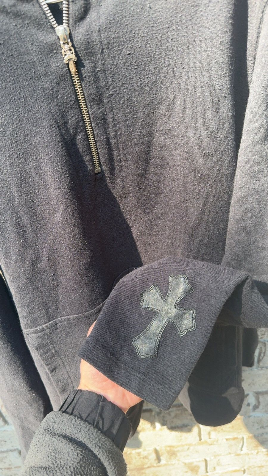 Chrome Hearts Chrome Hearts Quarter Zip Patch Hoodie Size US M / EU 48-50 / 2 - 3 Thumbnail