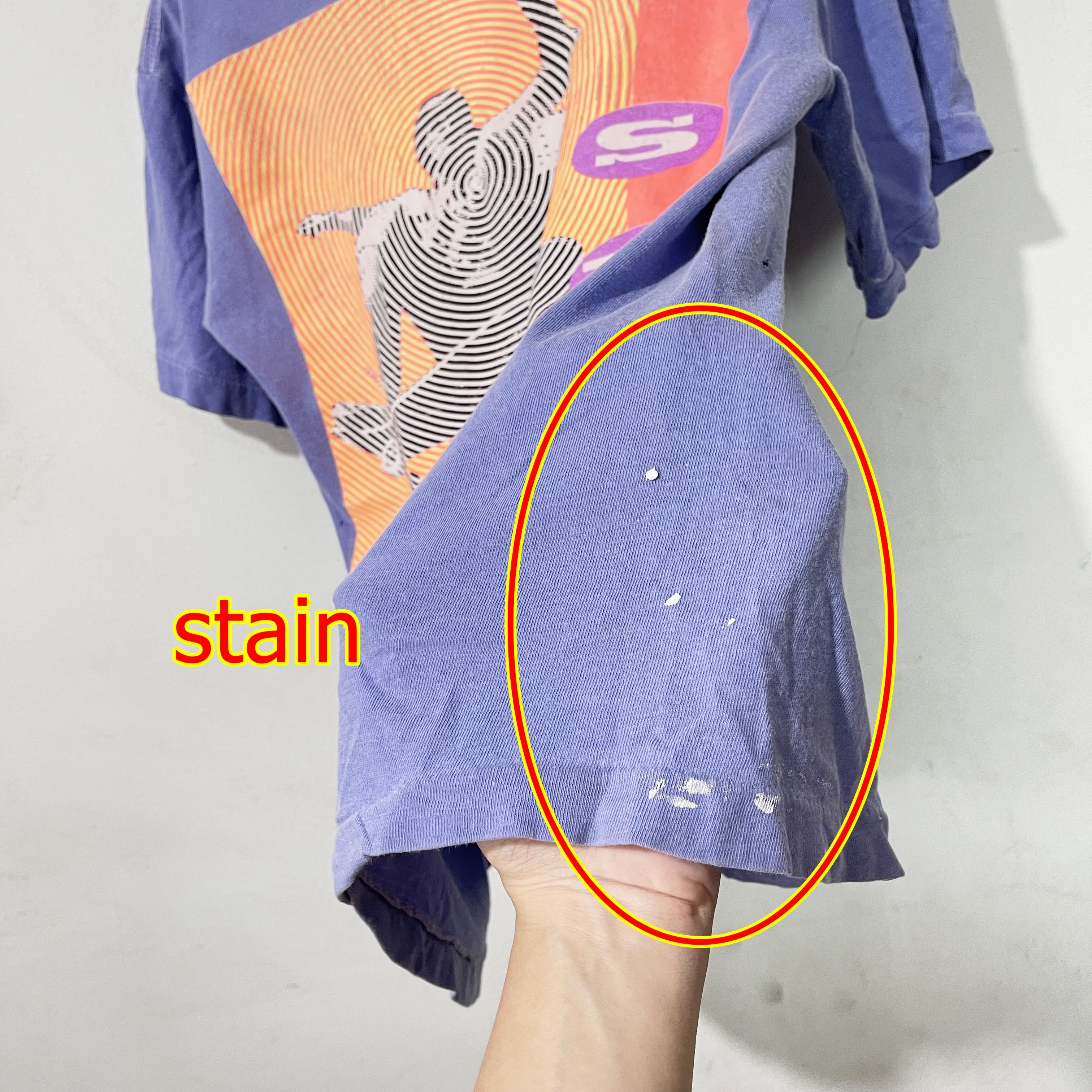 Vintage Vintage 90s Sky Anxiety Pocket Tee Size US XXS / EU 40 - 16 Thumbnail
