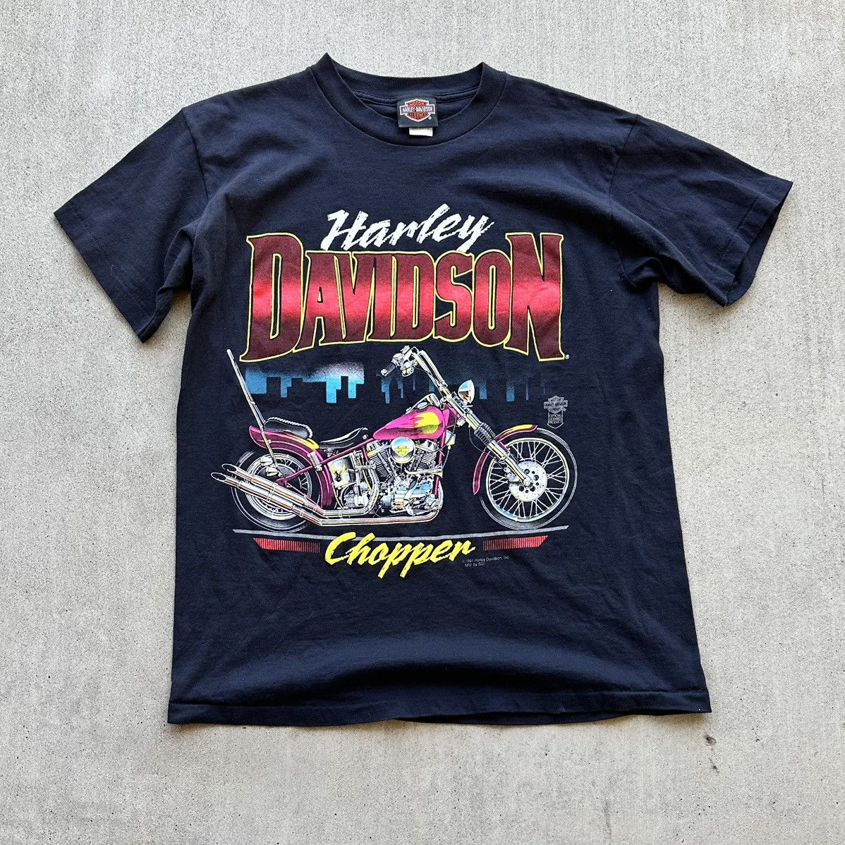 Harley Davidson VINTAGE Harley-Davidson T-Shirt Biker Extra