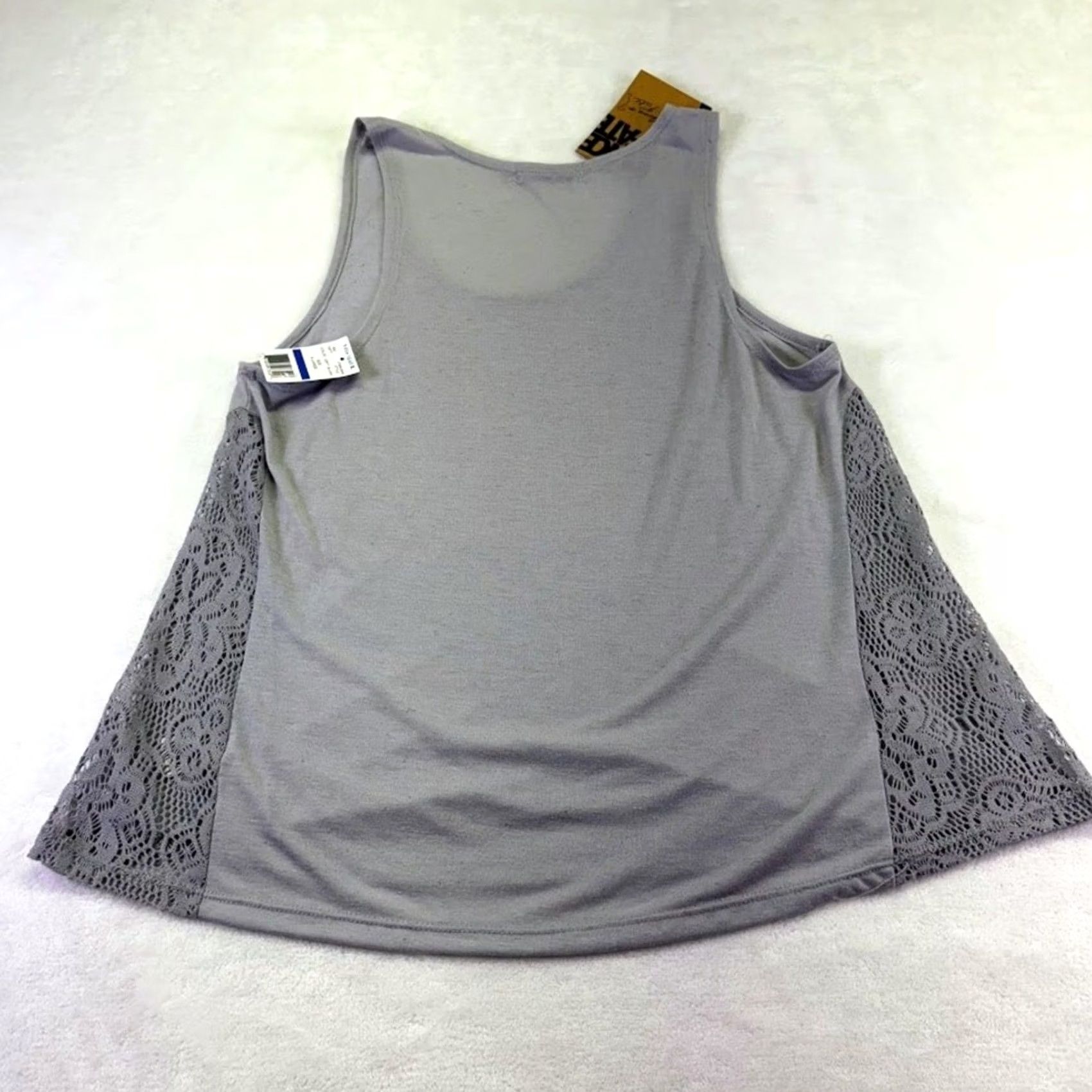 B Sides Chance or Fate Gray Festival Tank Top Lace Sides Pink Aztec Graphic XL Size XL / US 12-14 / IT 48-50 - 4 Thumbnail