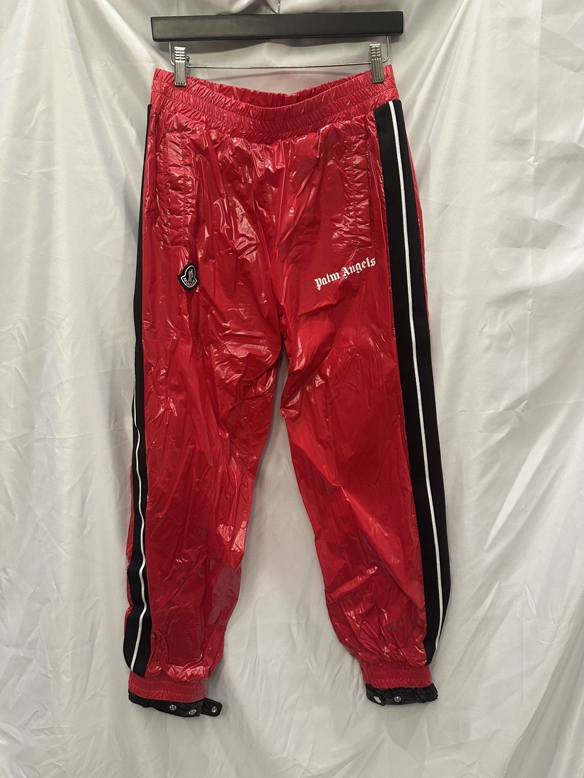 Moncler × Palm Angels 08 Moncler Genius x Palm Angels Red Trackpant Size US 34 / EU 50 - 1 Thumbnail