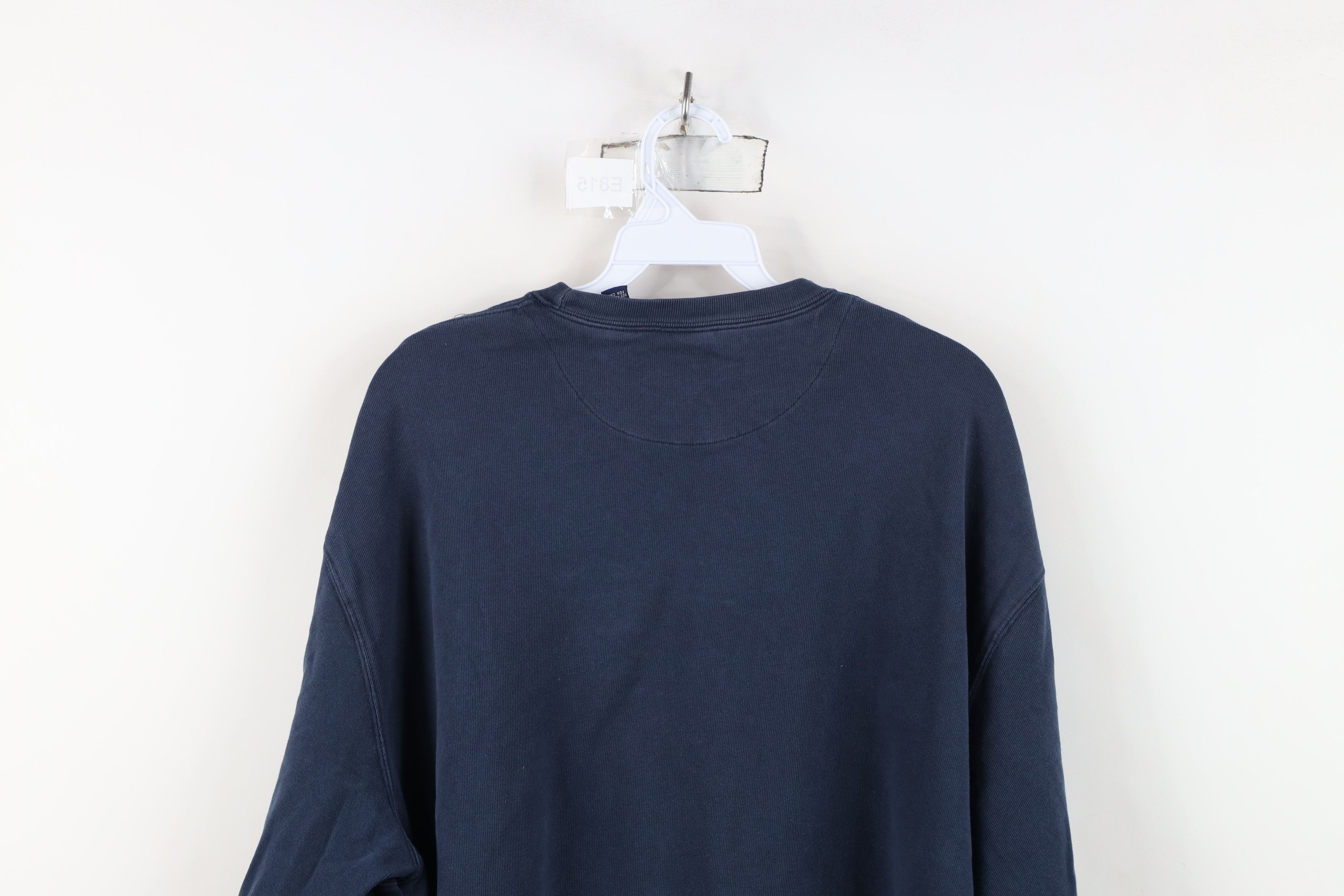 Gap Vintage 90s Gap Block Ribbed Knit Long Sleeve T-Shirt Blue Size US XL / EU 56 / 4 - 12 Thumbnail