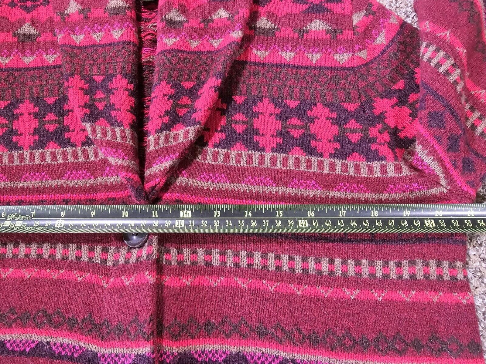 Eddie Bauer Eddie Bauer Southwestern Aztec Cardigan L Geometric Sweater Size L / US 10 / IT 46 - 6 Thumbnail