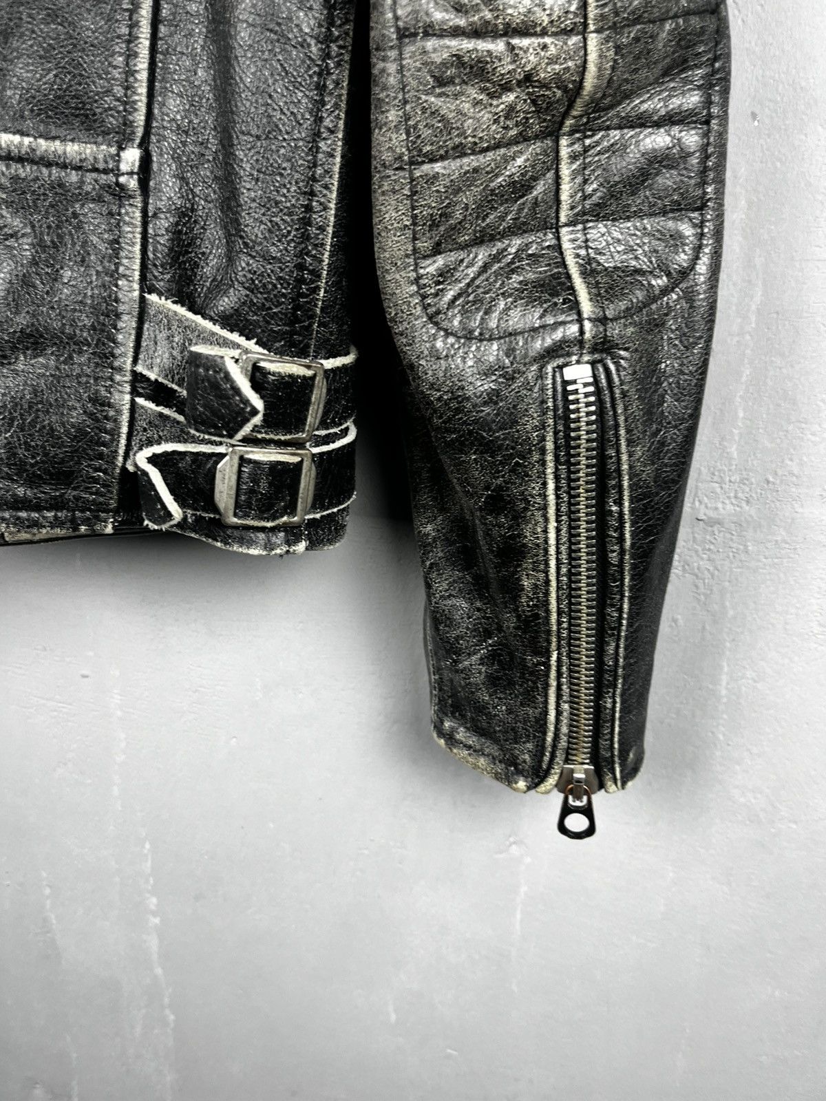 Replay Replay racing leather jacket size L y2k Size US L / EU 52-54 / 3 - 15 Thumbnail