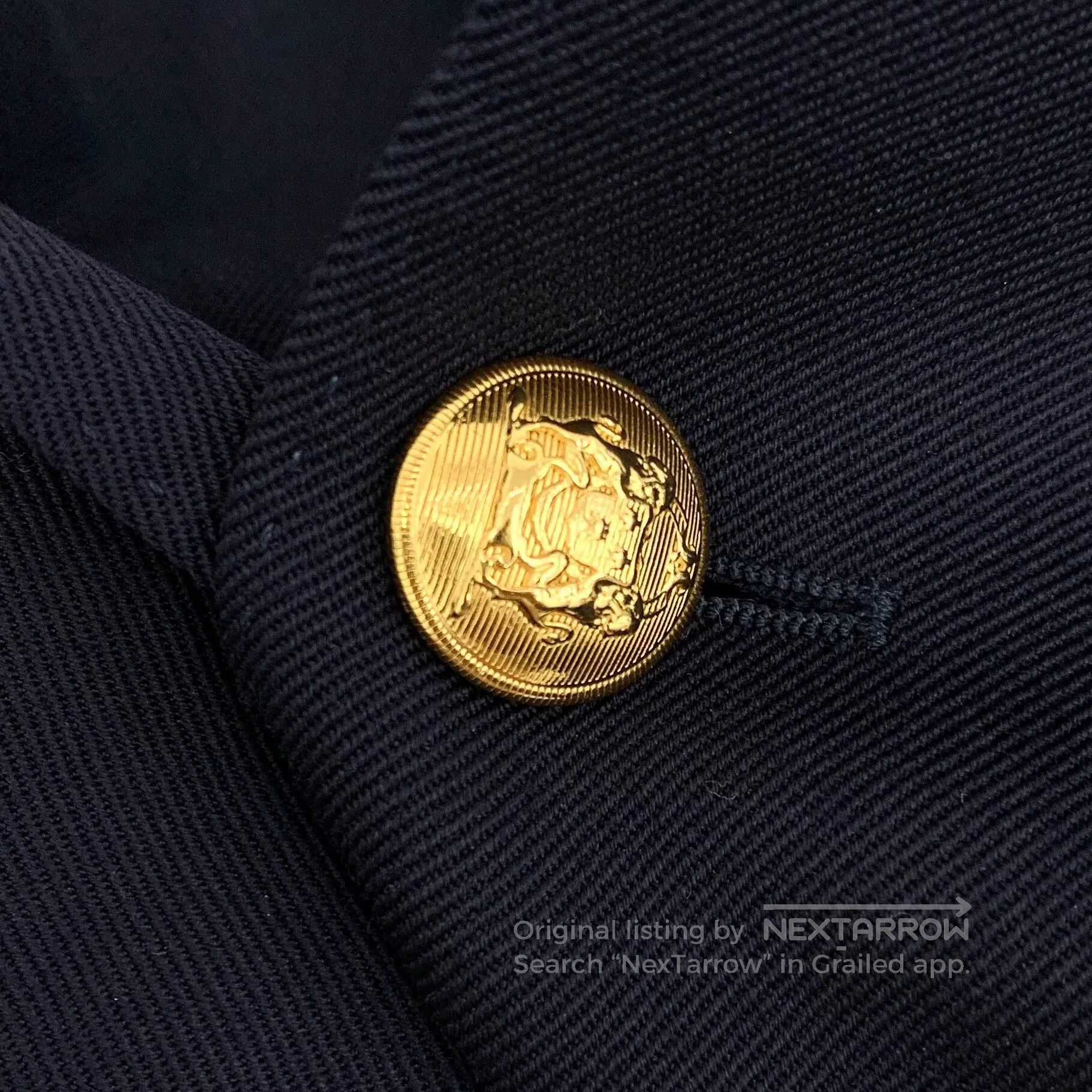 Celine Celine Dark Blue Wool Lapel Blazer. Size XXS / US 00 / IT 34 - 5 Thumbnail