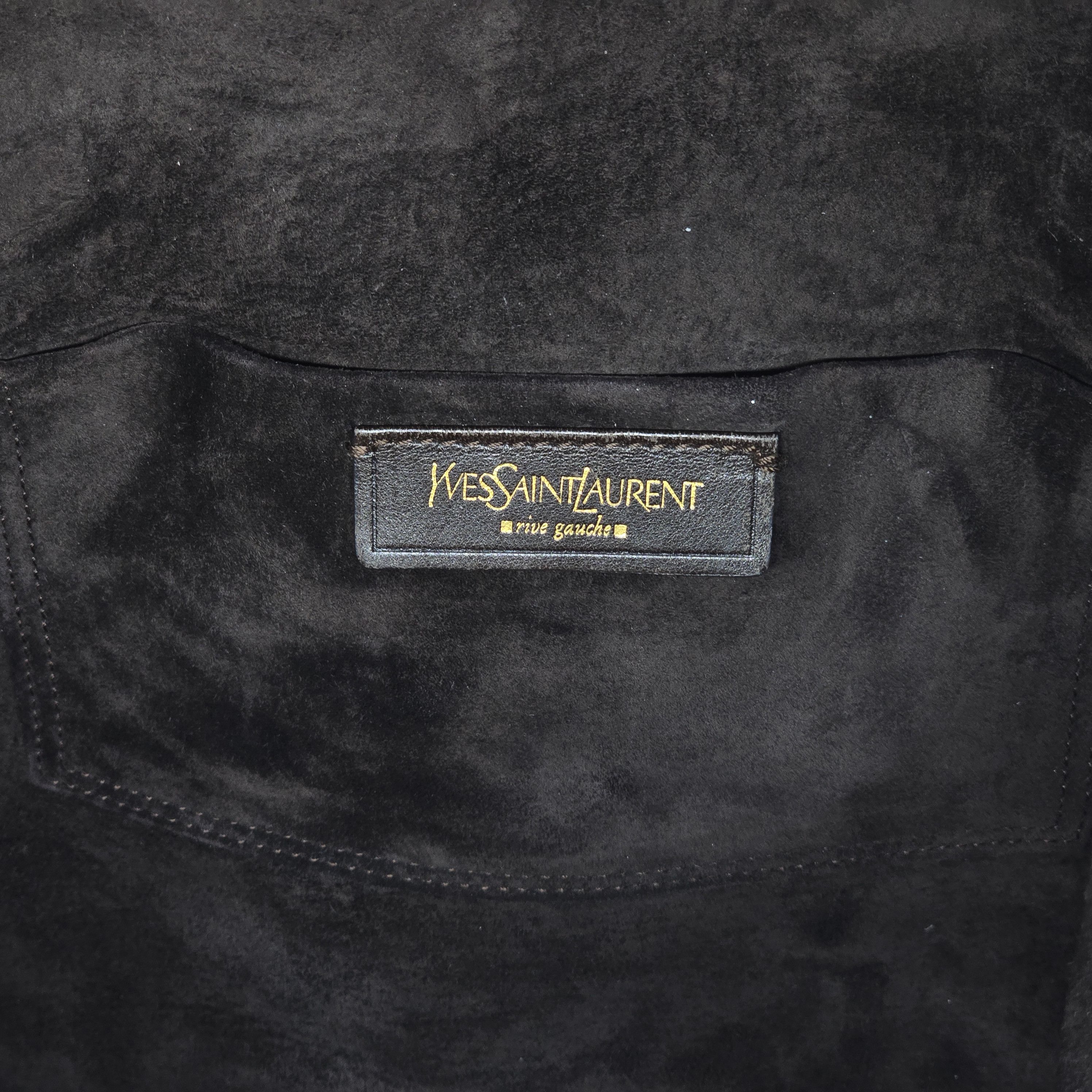 Saint Laurent Paris YSL Rive Gauche - Downtown Tote Bag - Large Size ONE SIZE - 12 Thumbnail