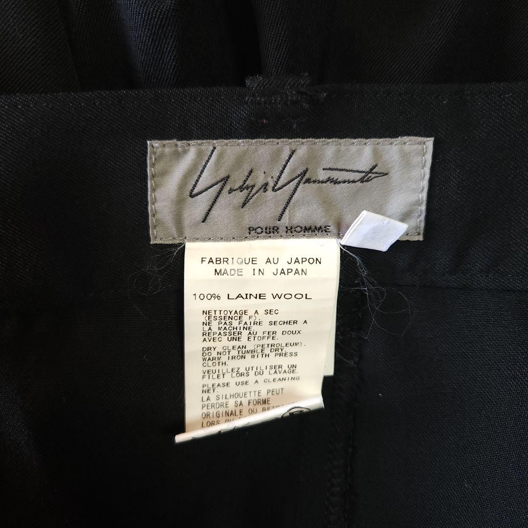 Yohji Yamamoto POUR HOMME 12s archive wool gabardine hakama pants Size US 38 / EU 54 - 5 Thumbnail
