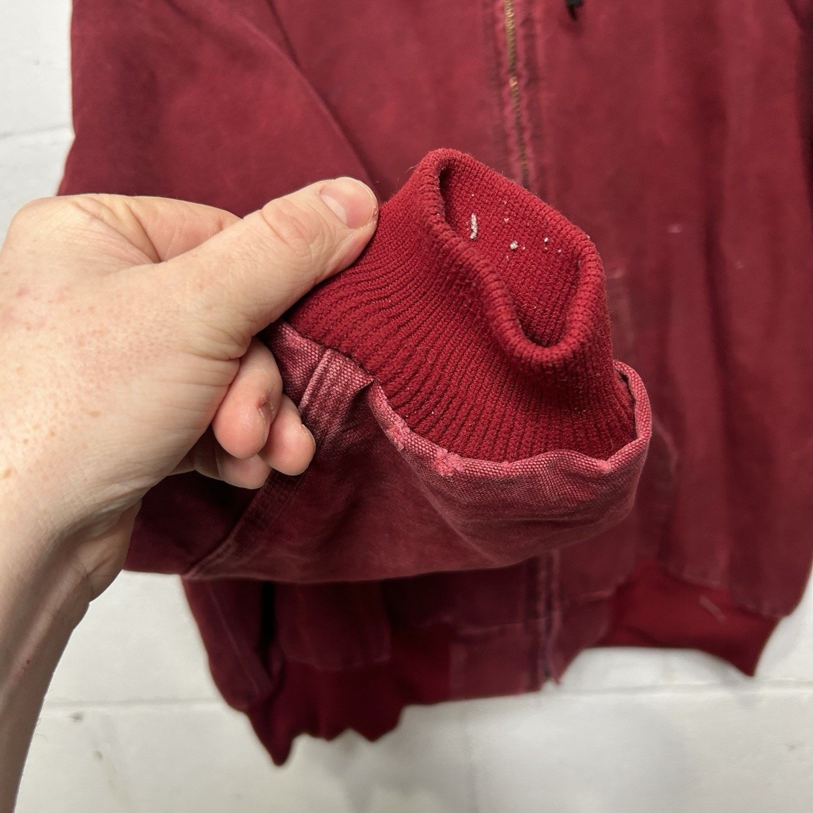 Carhartt Vintage Carhartt Hooded Active Jacket “Crimson Red” J130 CRI Size US XXL / EU 58 / 5 - 8 Thumbnail