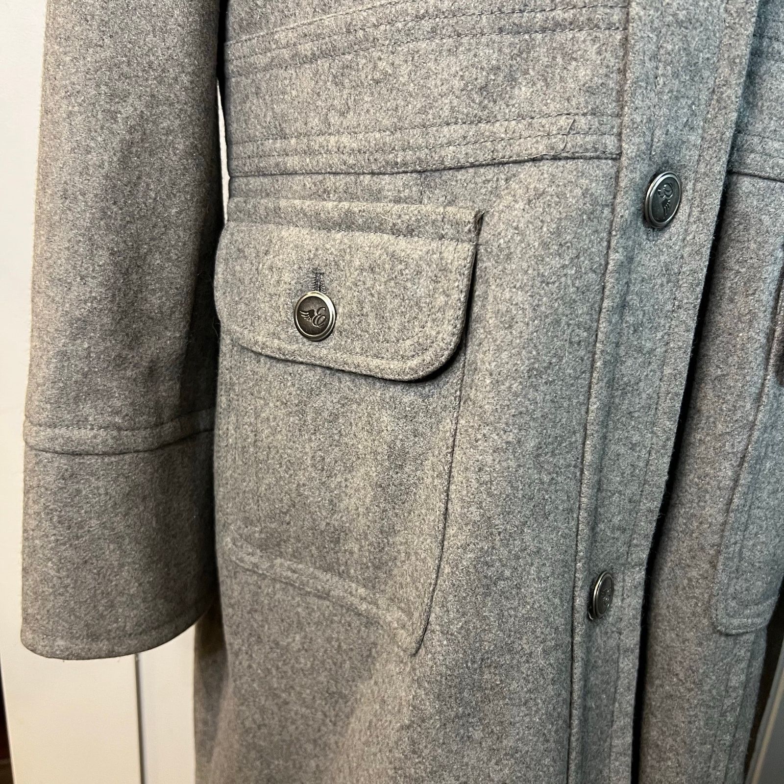 Esprit Esprit Women's Gray Wool Blend Coat Size XL Size XL / US 12-14 / IT 48-50 - 5 Thumbnail