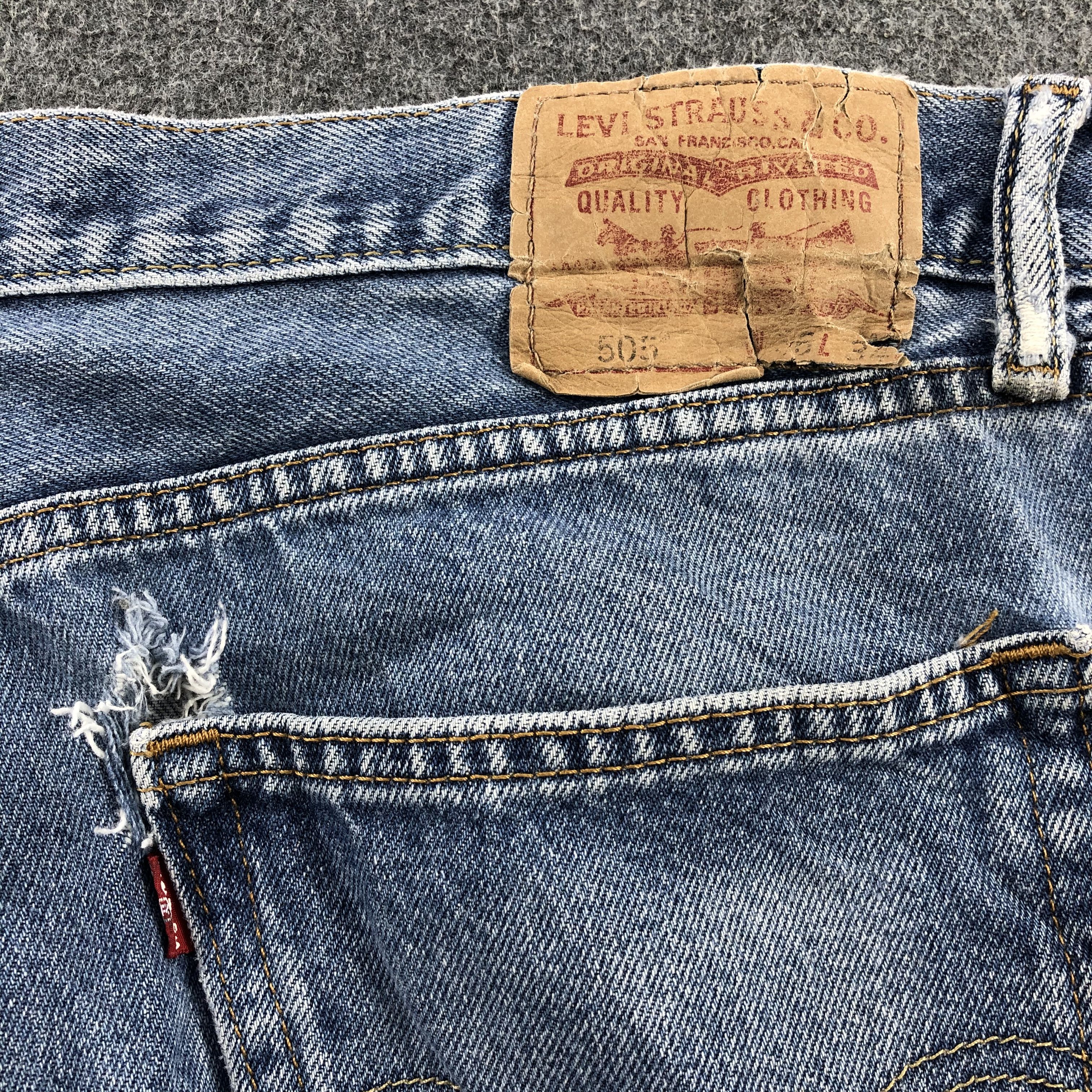 Levi's × Vintage Vintage Blue Wash Levis 505 Jeans-JM1710 Size US 38 / EU 54 - 6 Thumbnail