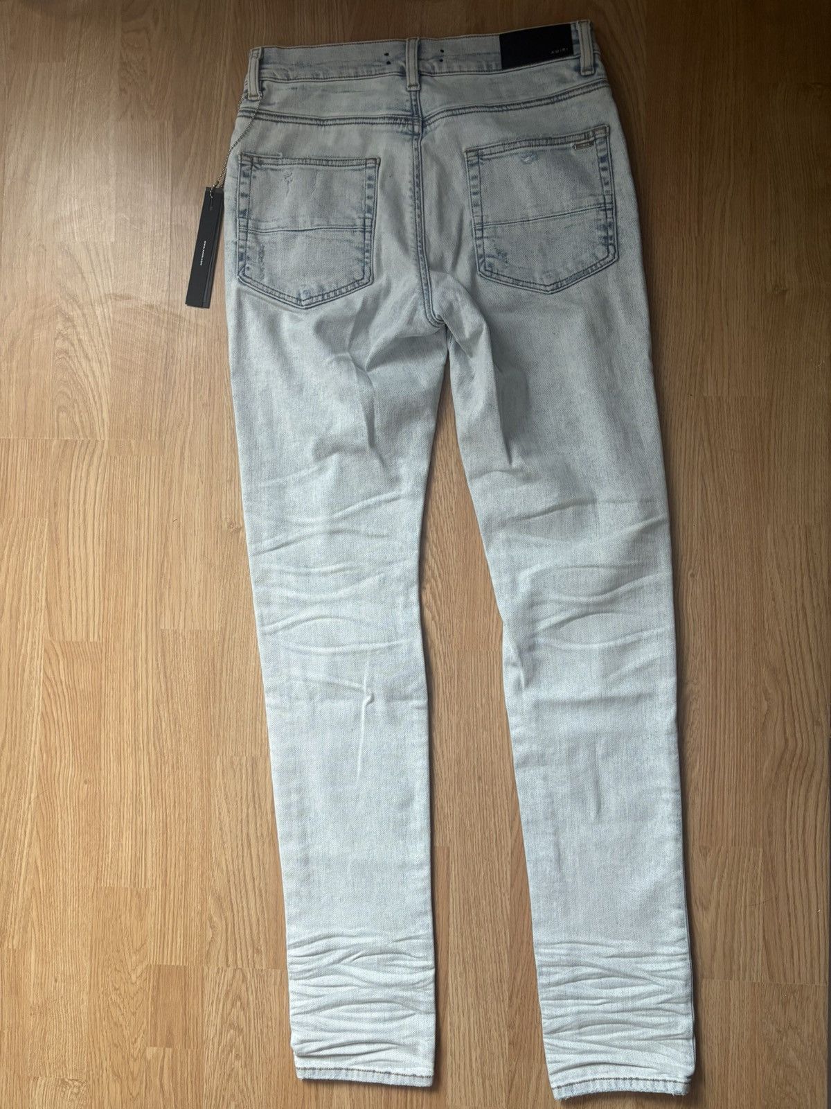 Amiri Amiri Trasher Plus Jean Vintage Sky Indigo Size US 31 - 7 Thumbnail