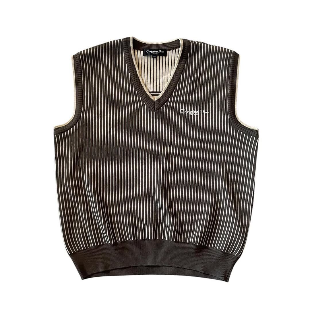 Christian Dior Monsieur 🛒SENDOFFER🛒Vintage 90’s Christian Dior Monsieur Knit Vest Size US L / EU 52-54 / 3 - 1 Thumbnail