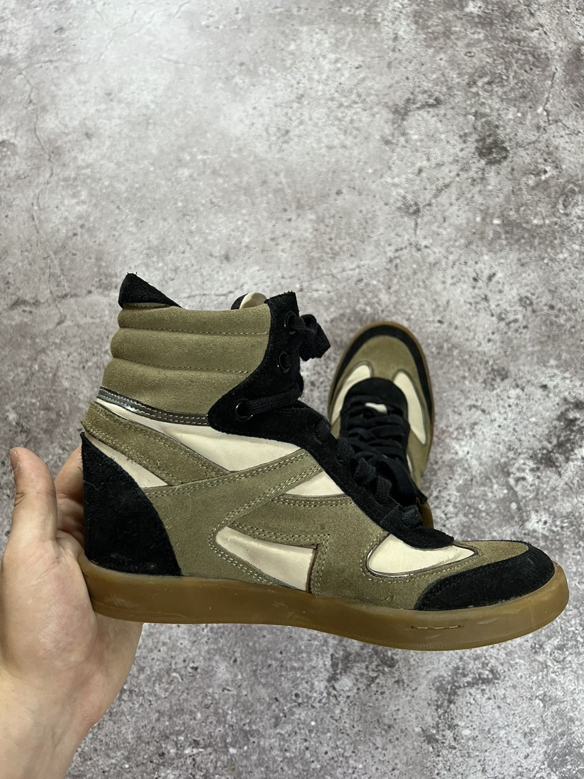 Isabel Marant Unbranded Isabel Marant Style Wedge Sneakers Suede Leather Size US 9 / IT 39 - 5 Thumbnail