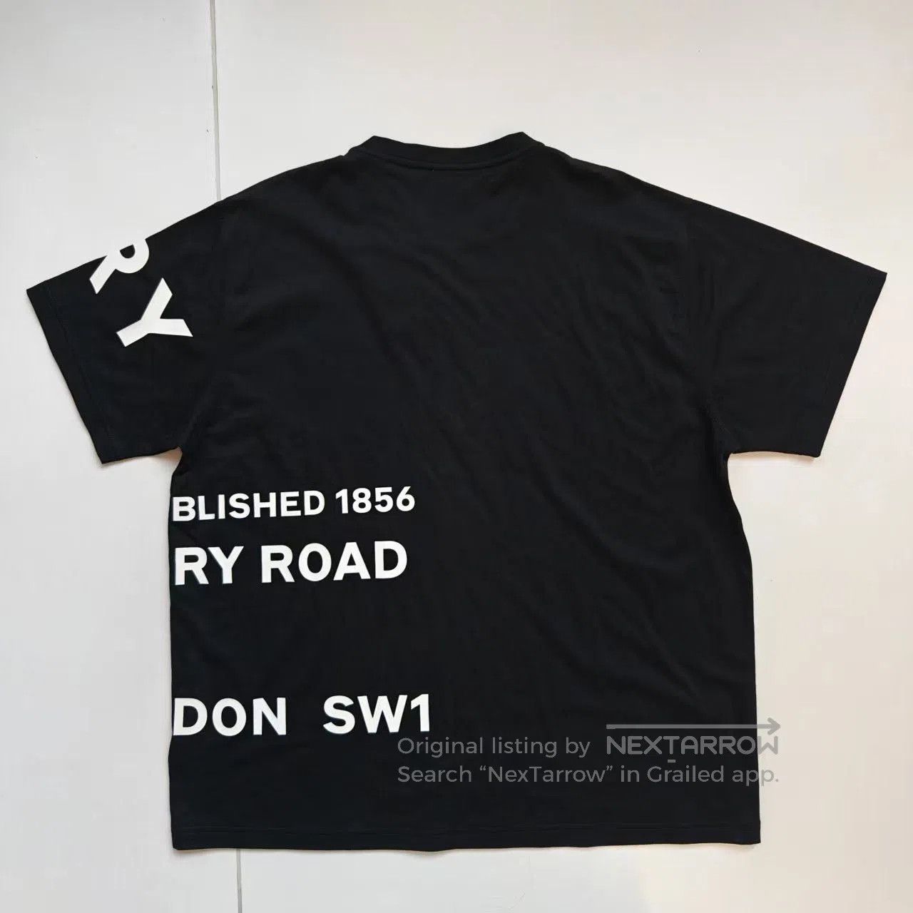 Burberry Burberry Black Letter Print Short-Sleeve. Size US L / EU 52-54 / 3 - 4 Thumbnail