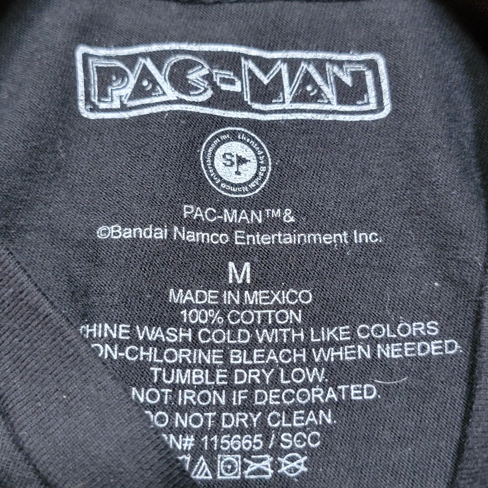 Other Pac-Man Black Unisex Tee Retro Design - Size Medium Size US M / EU 48-50 / 2 - 5 Thumbnail