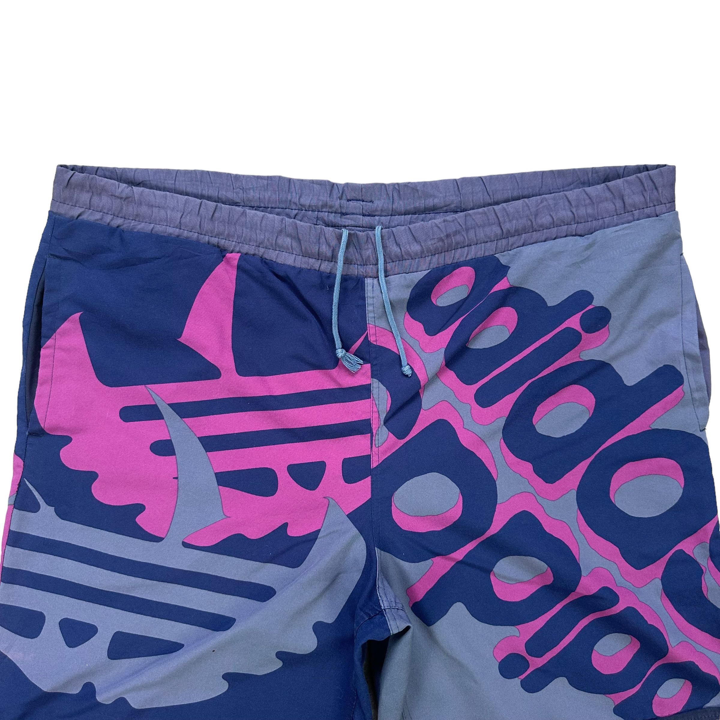 Adidas ADIDAS TREFOIL FULLPRINT BIG LOGO SHORTS #8645-018 Size US 40 / EU 56 - 2 Thumbnail