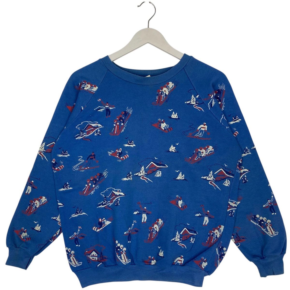 Other Vintage 90s All Over Print Ski Sports Sweatshirt Crewneck Size US S / EU 44-46 / 1 - 1 Thumbnail