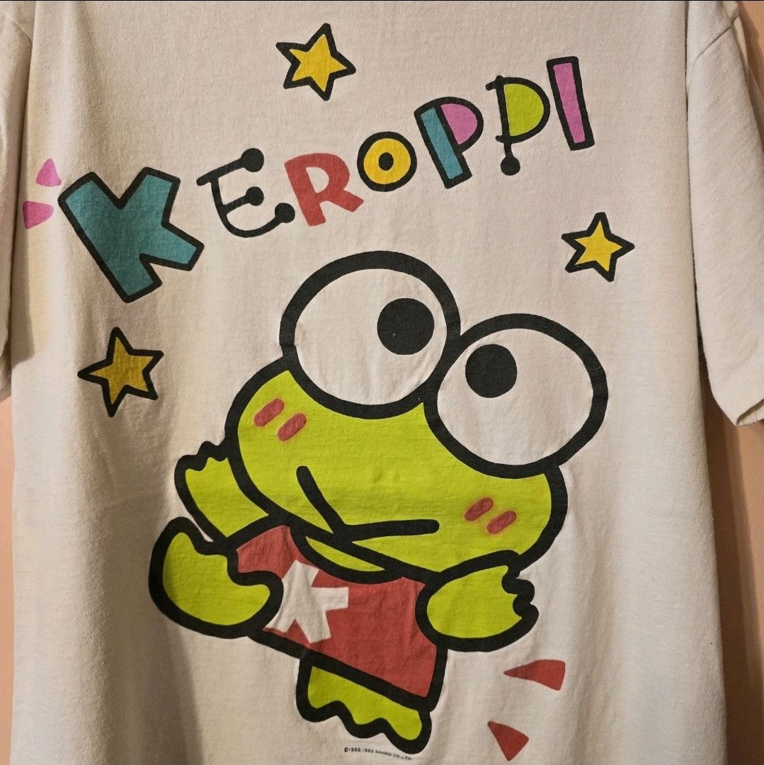 Vintage Vintage Sanrio Keroppi T-SHIRT Sz XL Size US XL / EU 56 / 4 - 2 Thumbnail