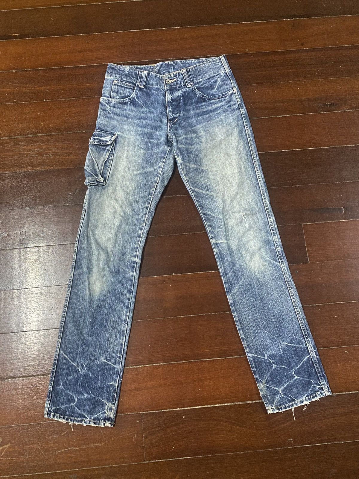 Johnbull Rare John Bull Kojima Tactical Cargo Multipocket Denim Pants Size US 32 / EU 48 - 1 Thumbnail