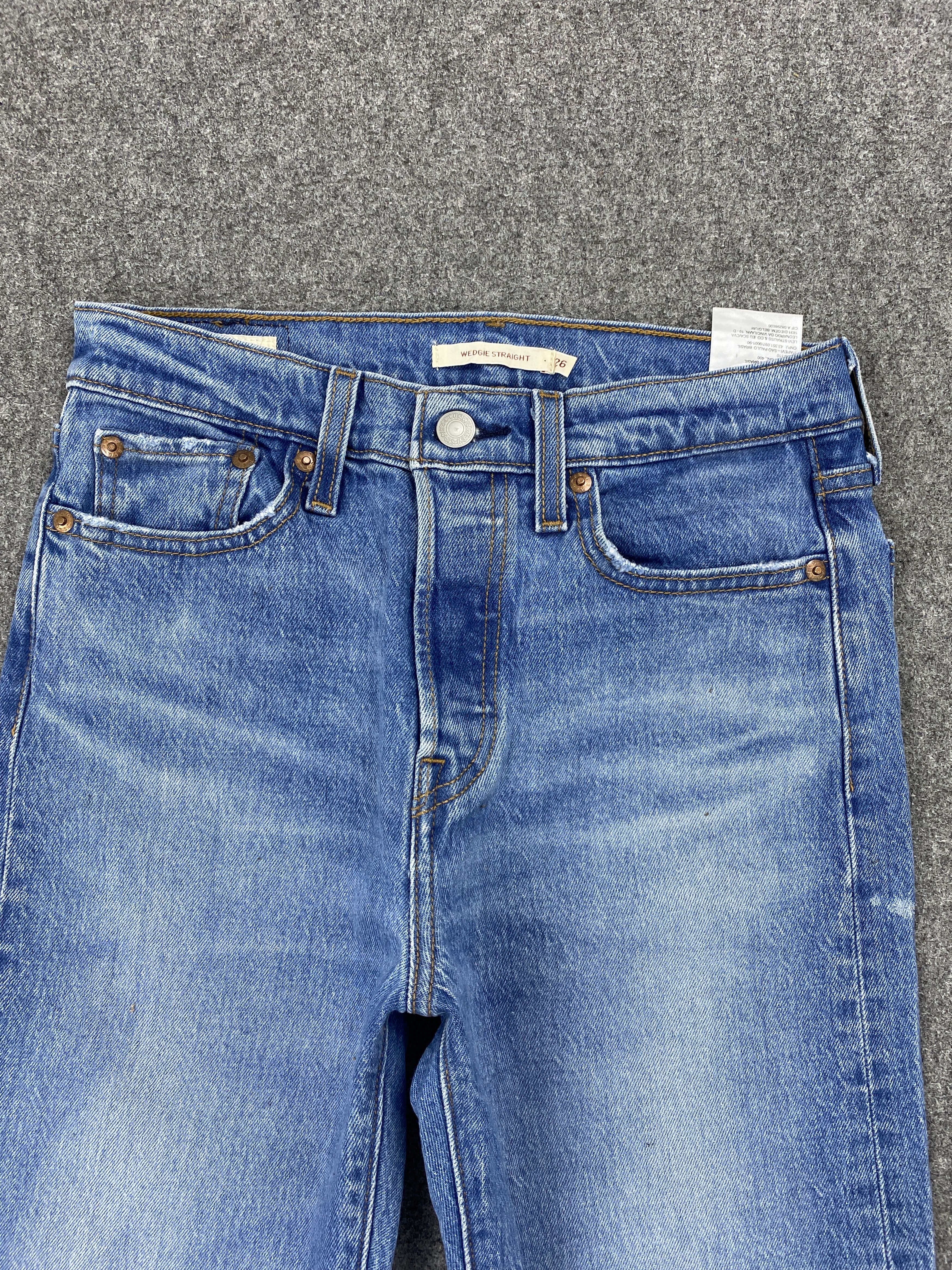 Levi's Vintage Levis 964 Big E Button Fly Jeans DP2320 Size US 26 / EU 42 - 2 Thumbnail