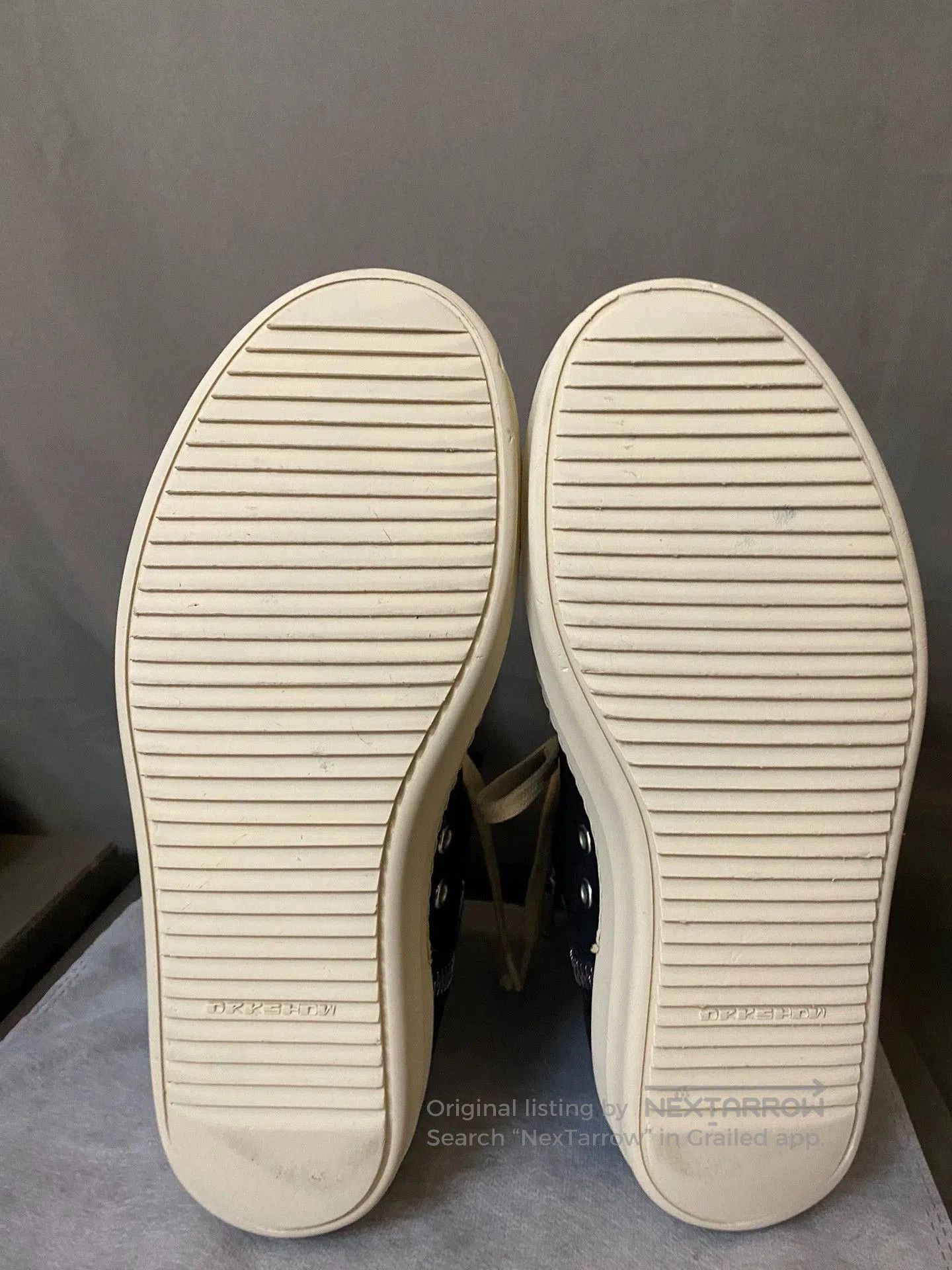 Rick Owens rick owens复线帆布大匡威高筒鞋. Size US 7 / EU 40 - 5 Thumbnail