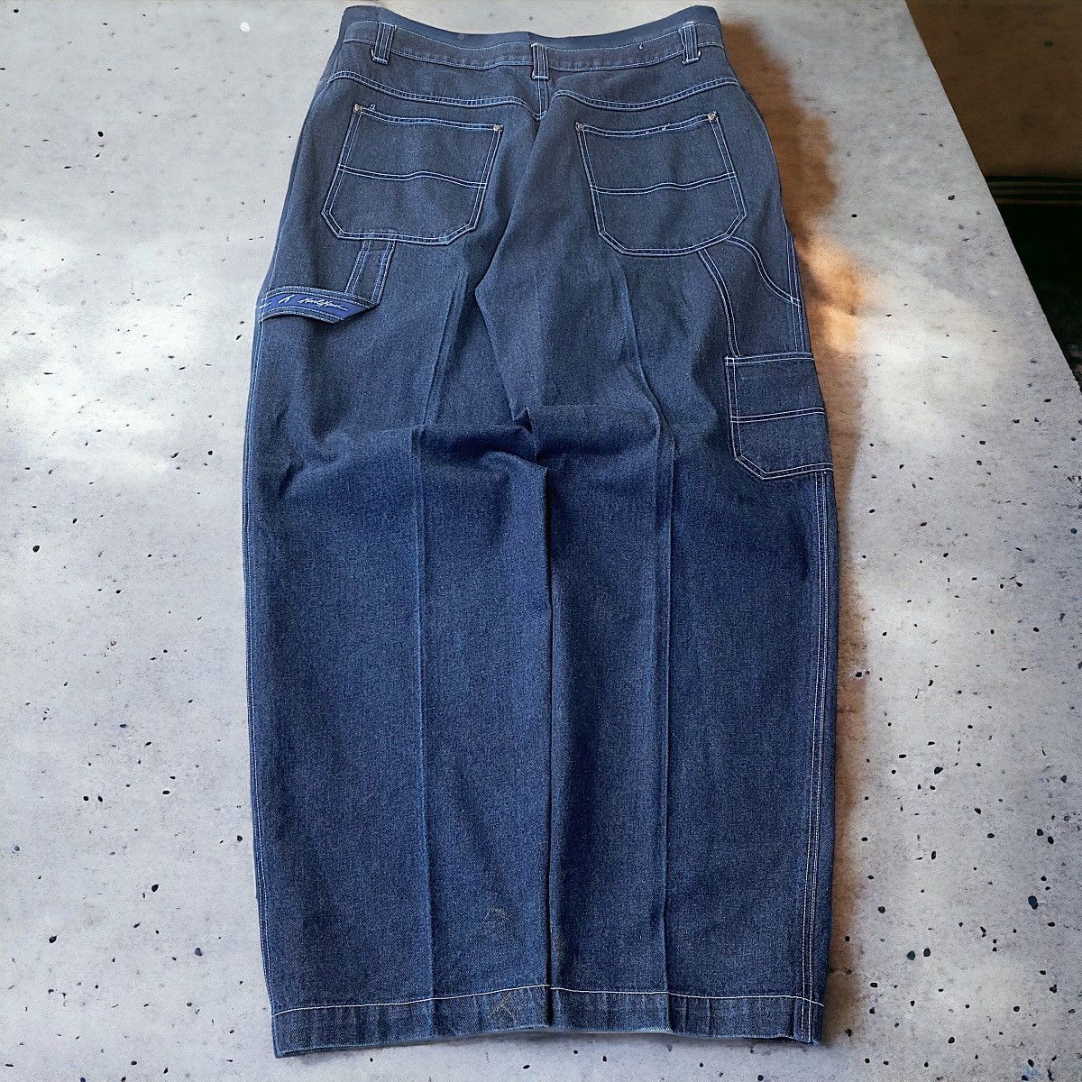Karl Kani Vintage Carpenter Baggy Loose Fit Denim Jeans y2k