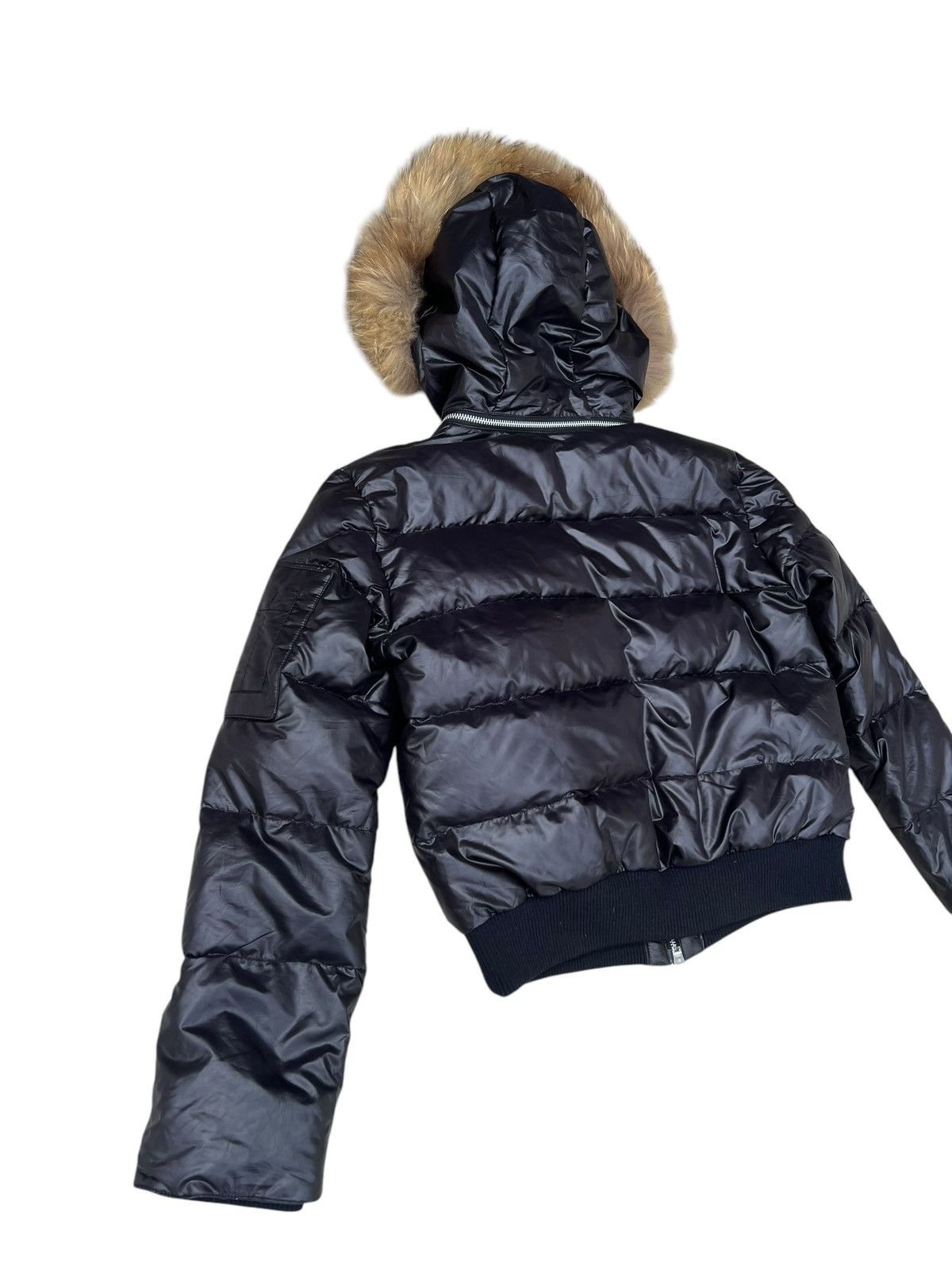 Bajra Modern Lovers Japan Racoon Fur Puffer Down Jacket Cropped Size S / US 4 / IT 40 - 20 Thumbnail