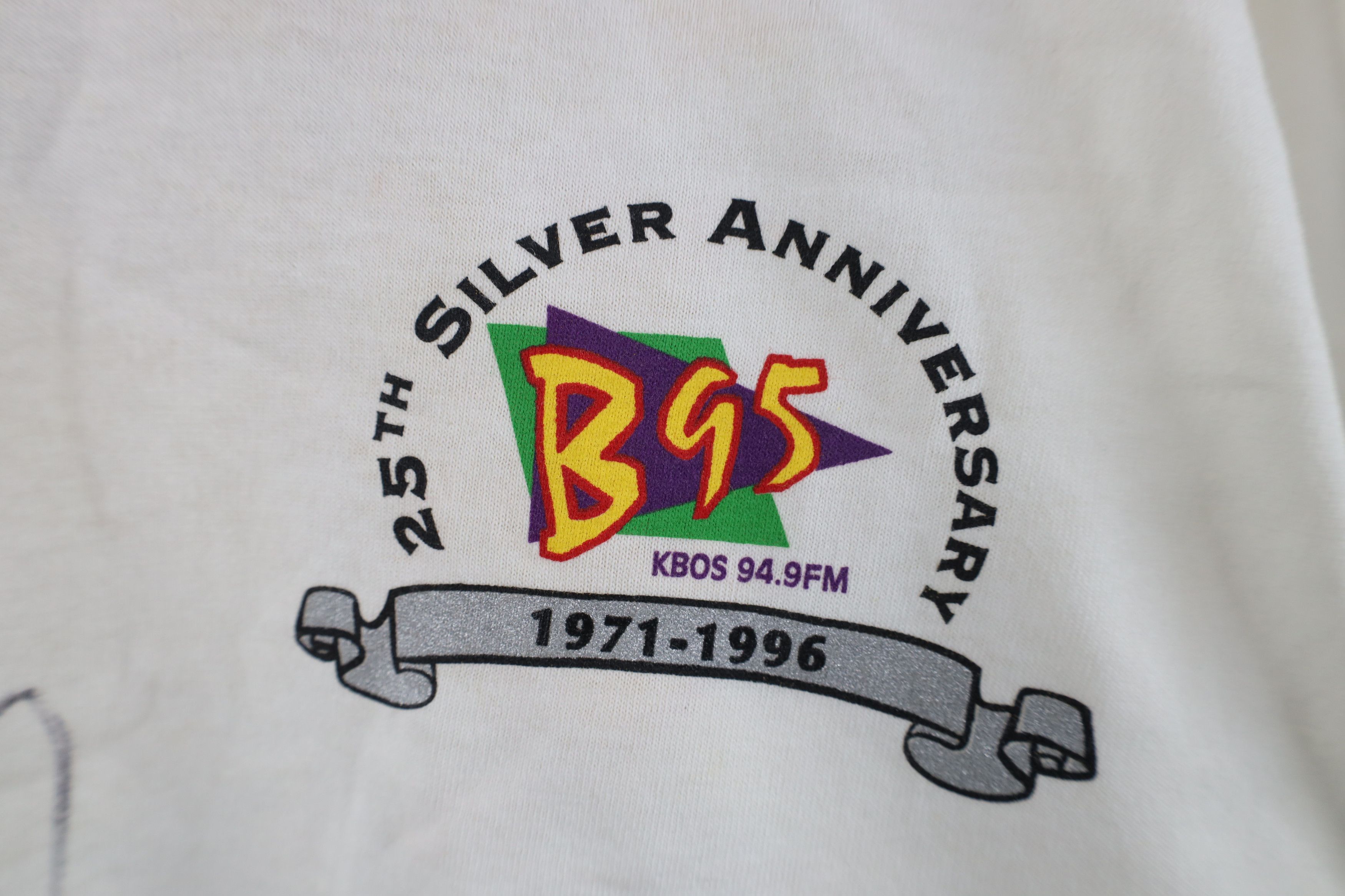 Vintage Vintage 90s Sweat B95 94.9 Hip Hop Fall Jam 96 T-Shirt USA Size US XL / EU 56 / 4 - 4 Thumbnail