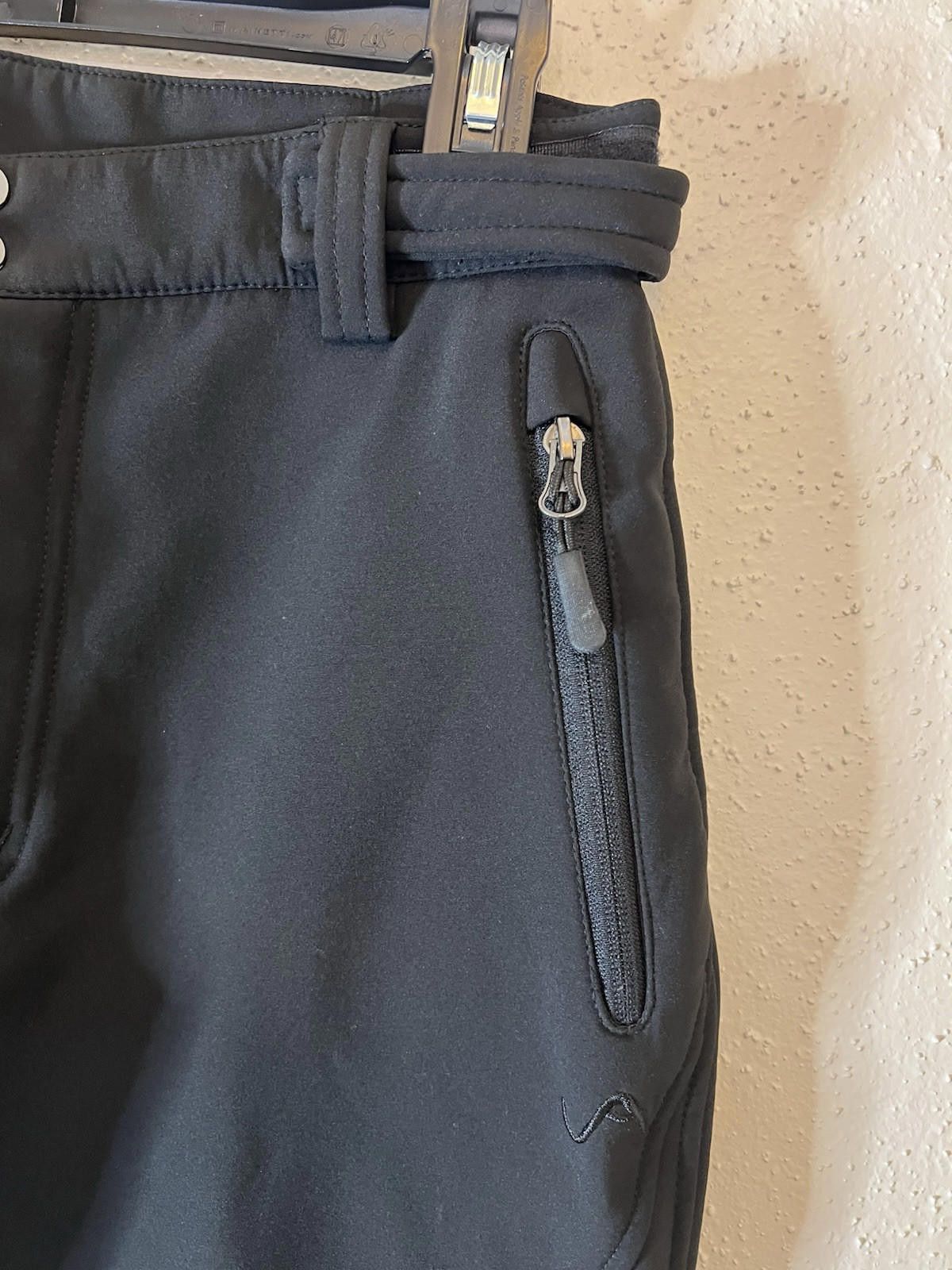 Designer Vertical 9 Snow Pants S Black Outdoor Fleece Lining Size ONE SIZE - 4 Thumbnail