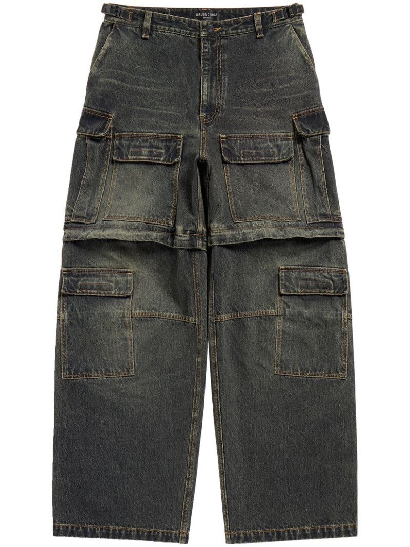 Balenciaga o1tr1nto0326 Cargo Pants in Black Size US 36 / EU 52 - 1 Thumbnail