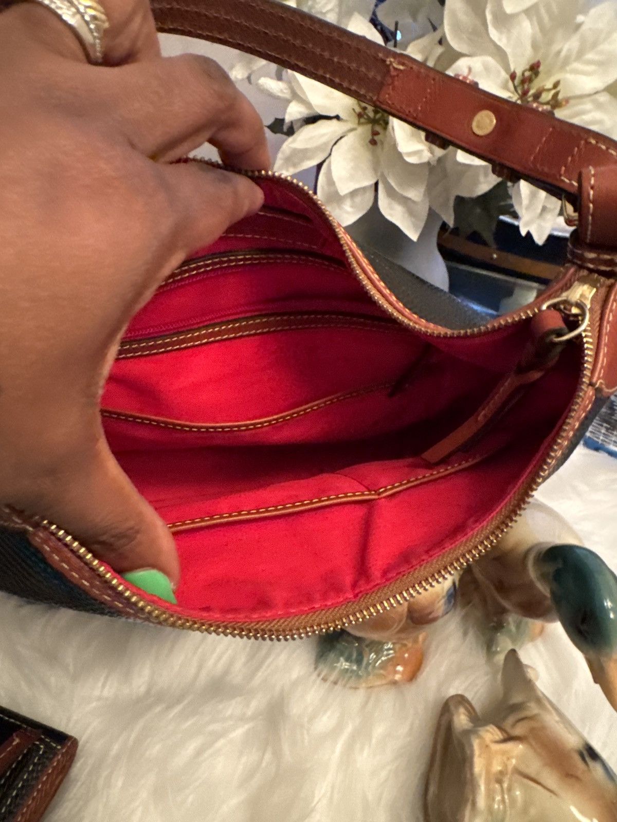 Dooney & Bourke Black with brown trim Size ONE SIZE - 5 Thumbnail