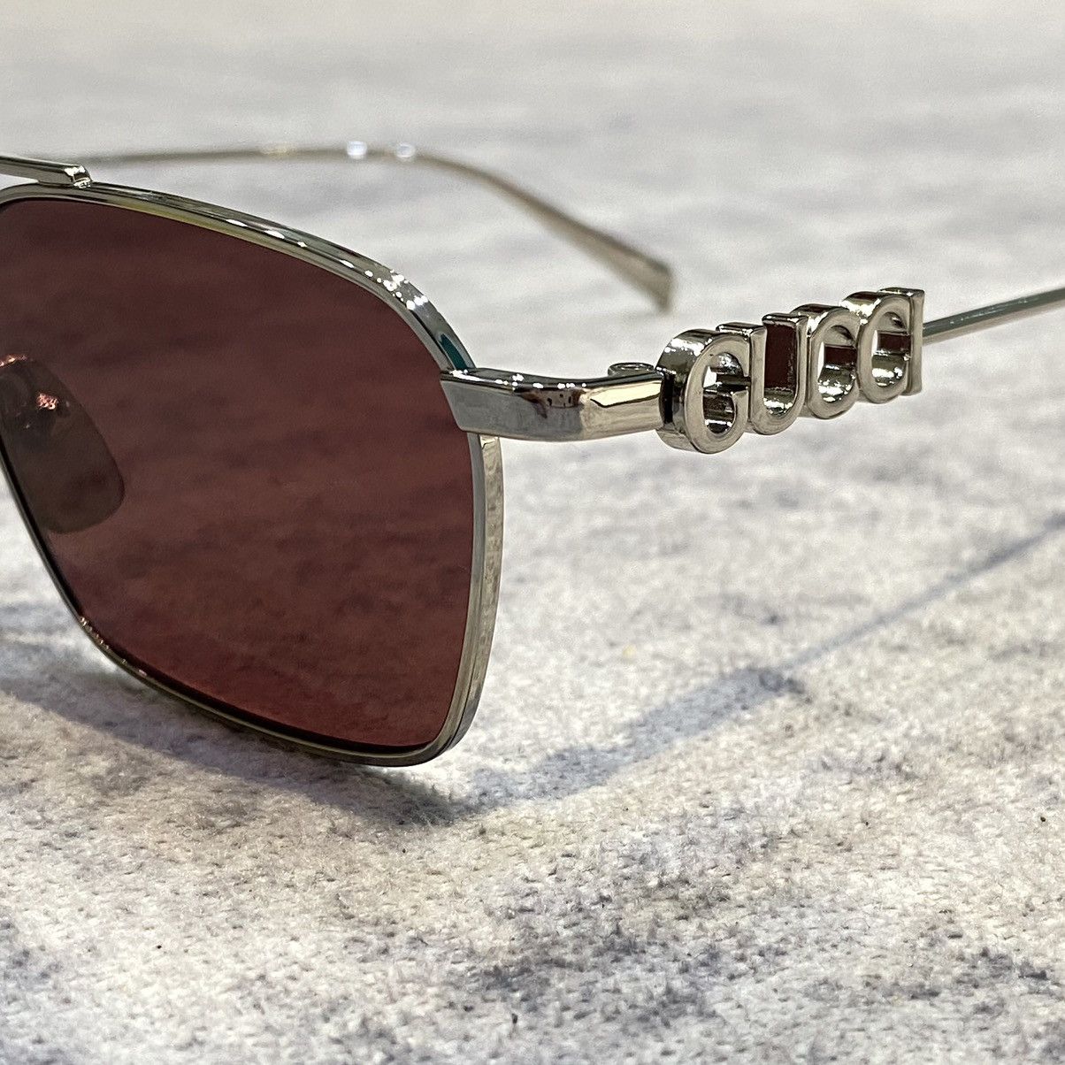 Gucci GUCCI GG1804S 004 SILVER RED Size ONE SIZE - 2 Thumbnail