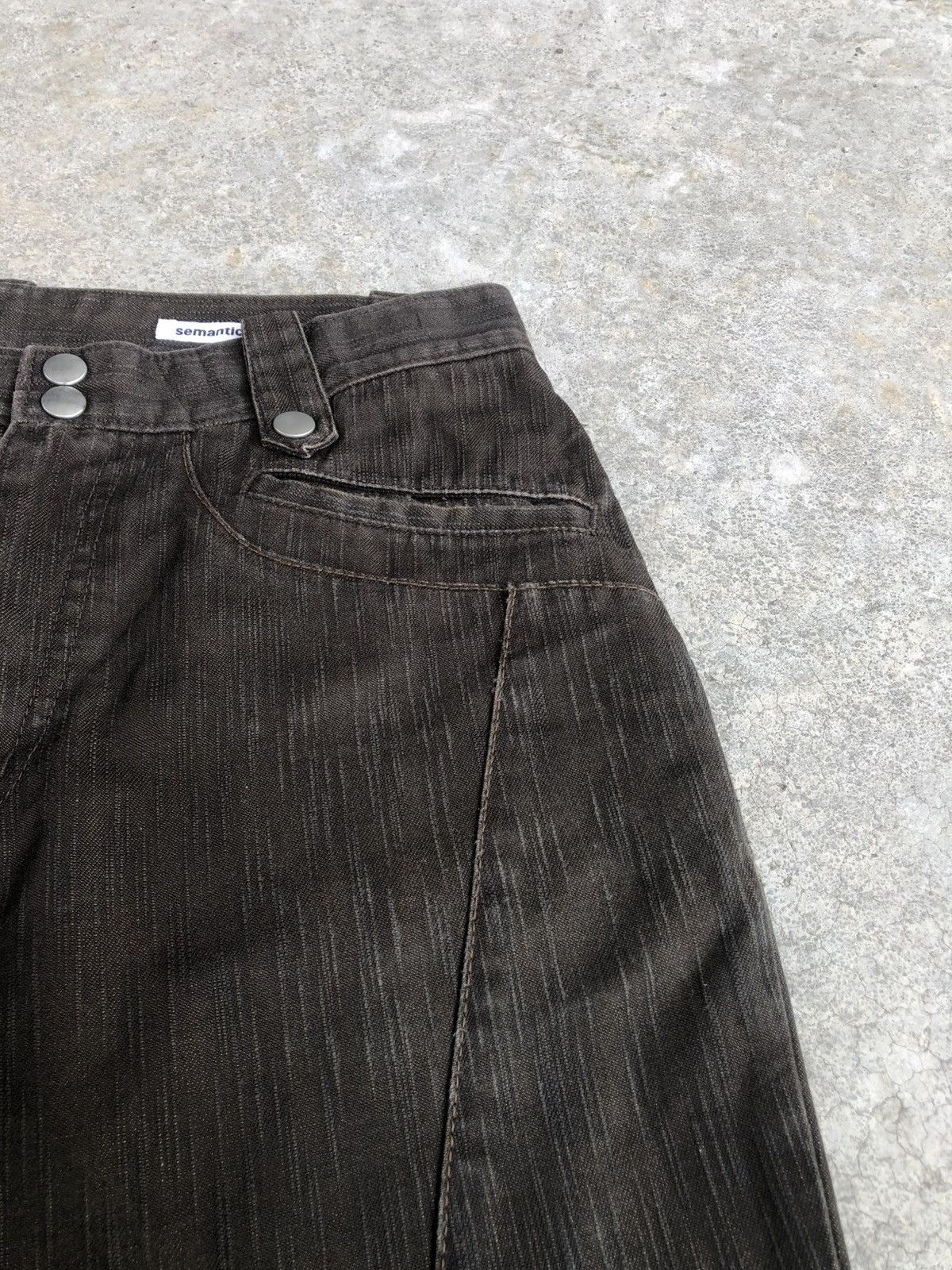 If Six Was Nine Semantic Design Flared Jeans Distressed Jeans Size US 31 - 15 Thumbnail
