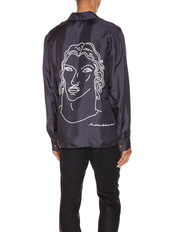 Casablanca Debut Runway (2019 Archive) Sid Silk Shirt Size US L / EU 52-54 / 3 - 3 Thumbnail