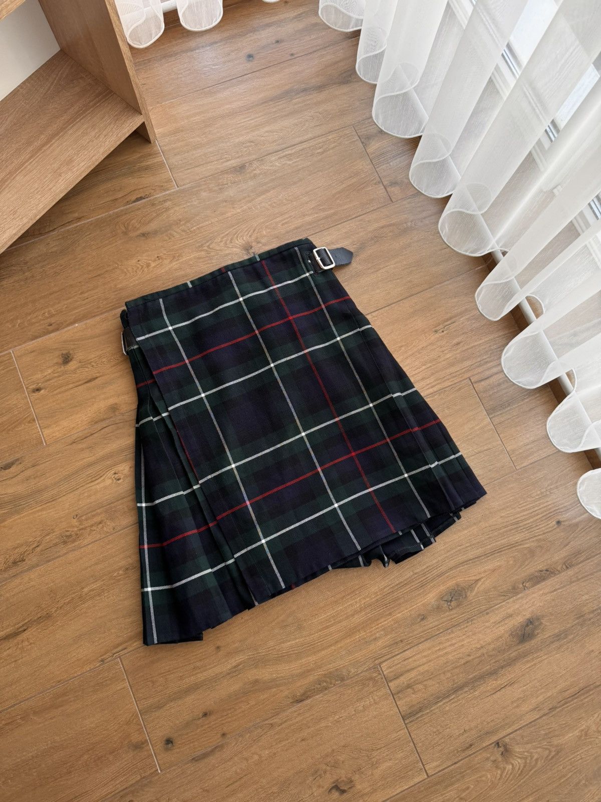 Harley of Scotland × Pringle Of Scotland × Vintage Vintage Scottish Highland House of Kilt Woven Tartan Kilt Size US 34 / EU 50 - 7 Thumbnail