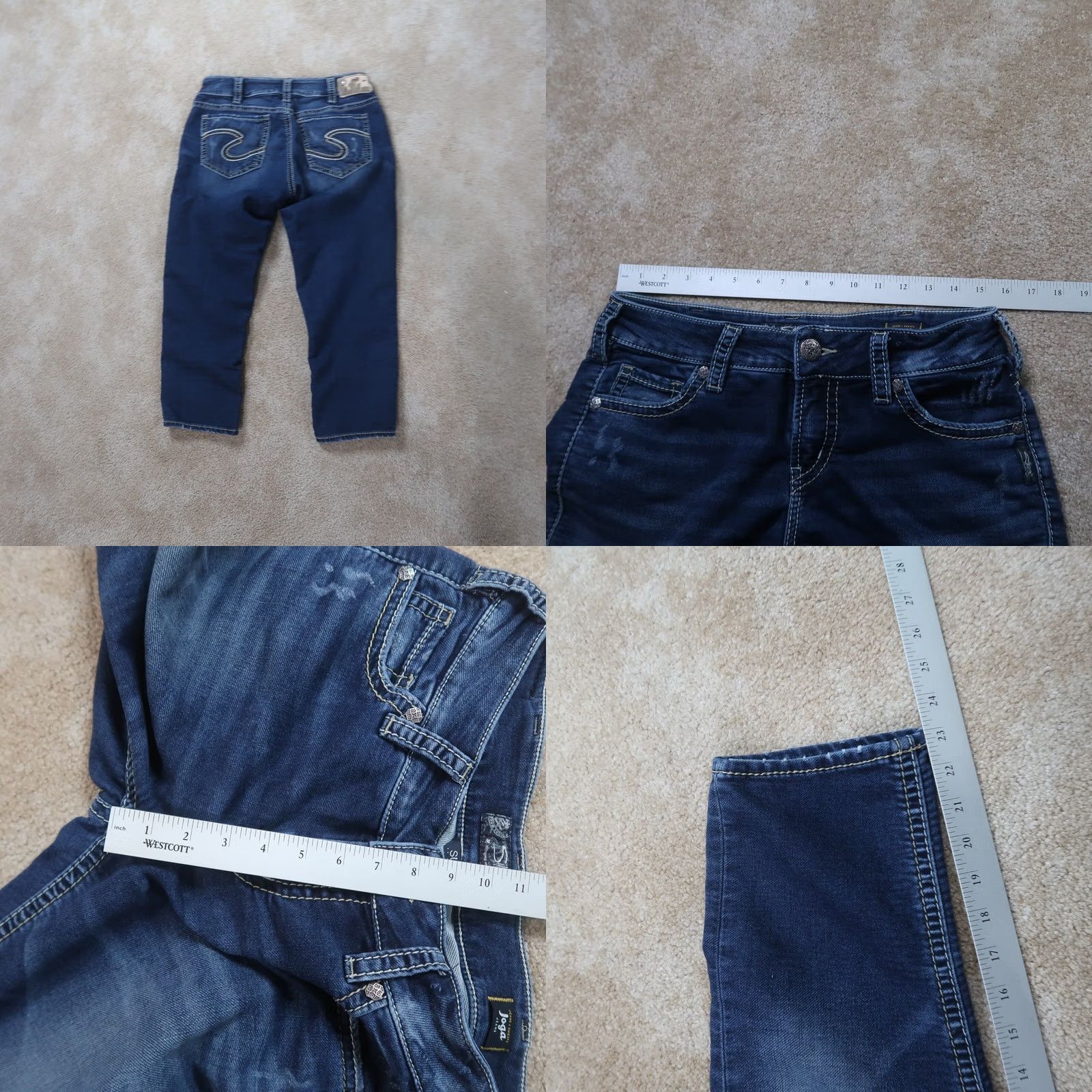 Silver Jeans Co. VINTAGE? No. Size 24" / US 00 / IT 34 - 8 Thumbnail