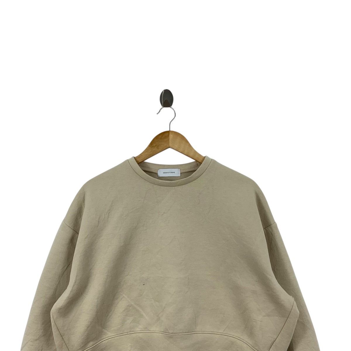ADAM ET ROPE ADAM ET ROPE Made In Japan Plain Design Pastel Sweatshirt Size XXL / US 16-18 / IT 52-54 - 2 Thumbnail