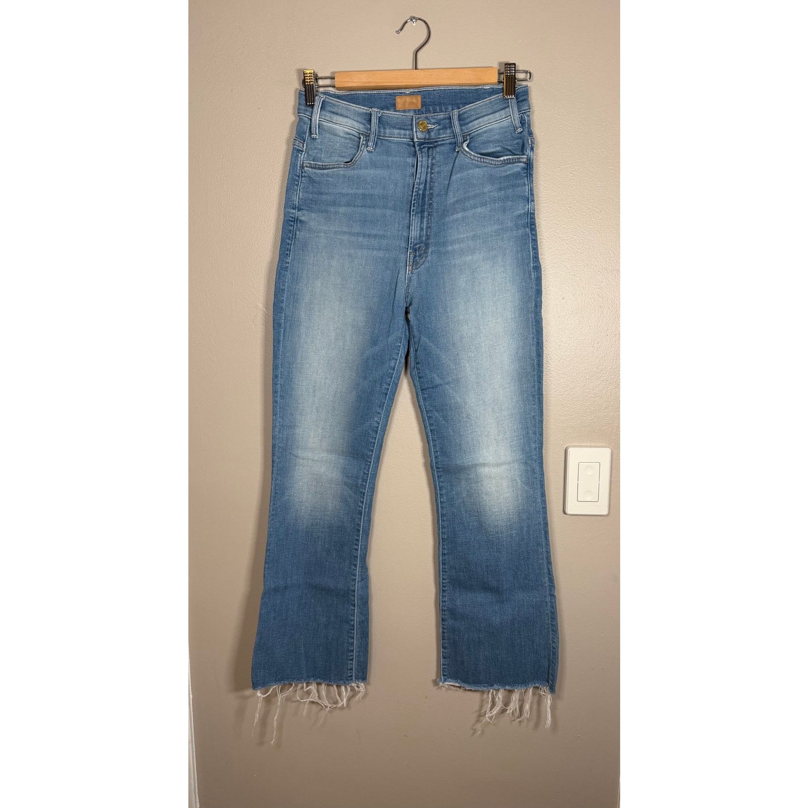 MOTHER Mother The Hustler Ankle Fray Jeans Shaken not Stirred- 27 Size 27" / US 4 / IT 40 - 2 Thumbnail