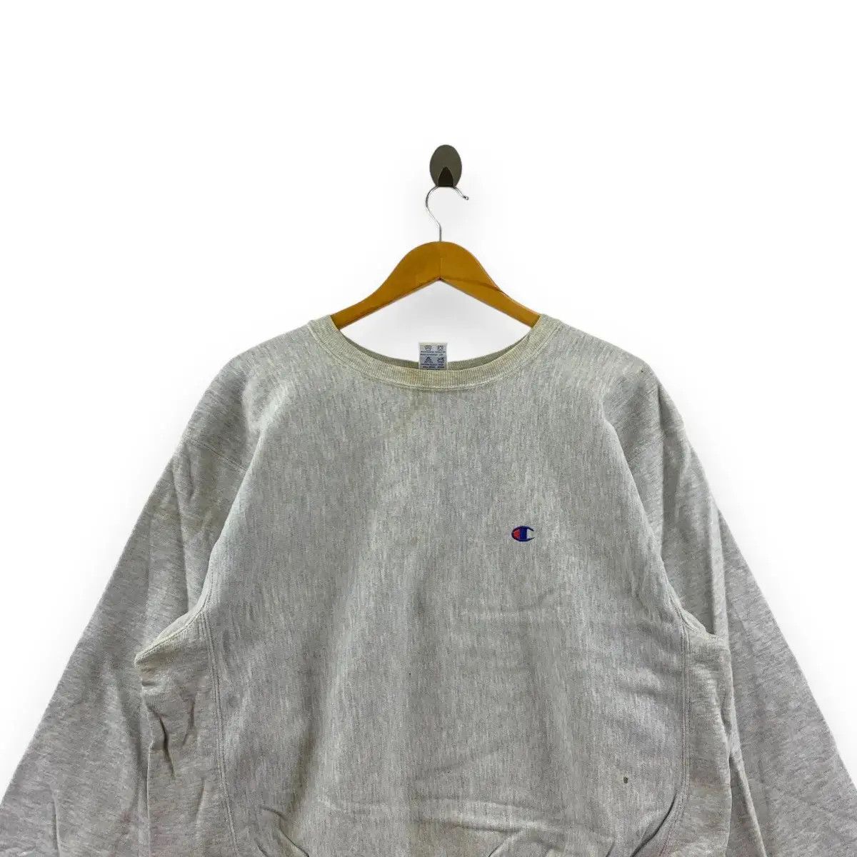 Champion Vintage CHAMPION REVERSE WEAVE Gray Sweatshirt Sweater Size M / US 6-8 / IT 42-44 - 8 Thumbnail