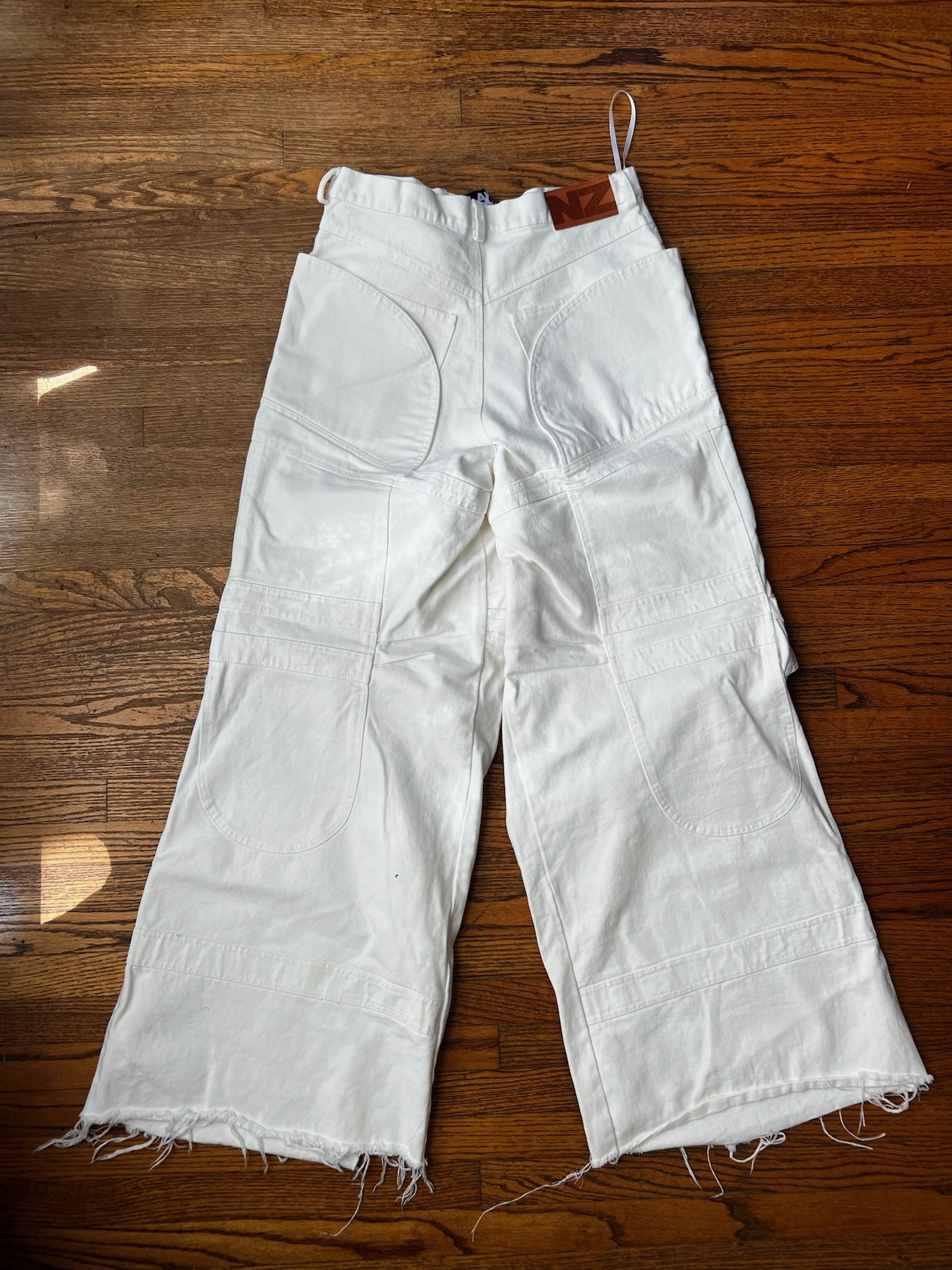 Natasha Zinko Denim Jeans (NZ313-122-WINTER-WHITE) Size US 37 - 8 Thumbnail