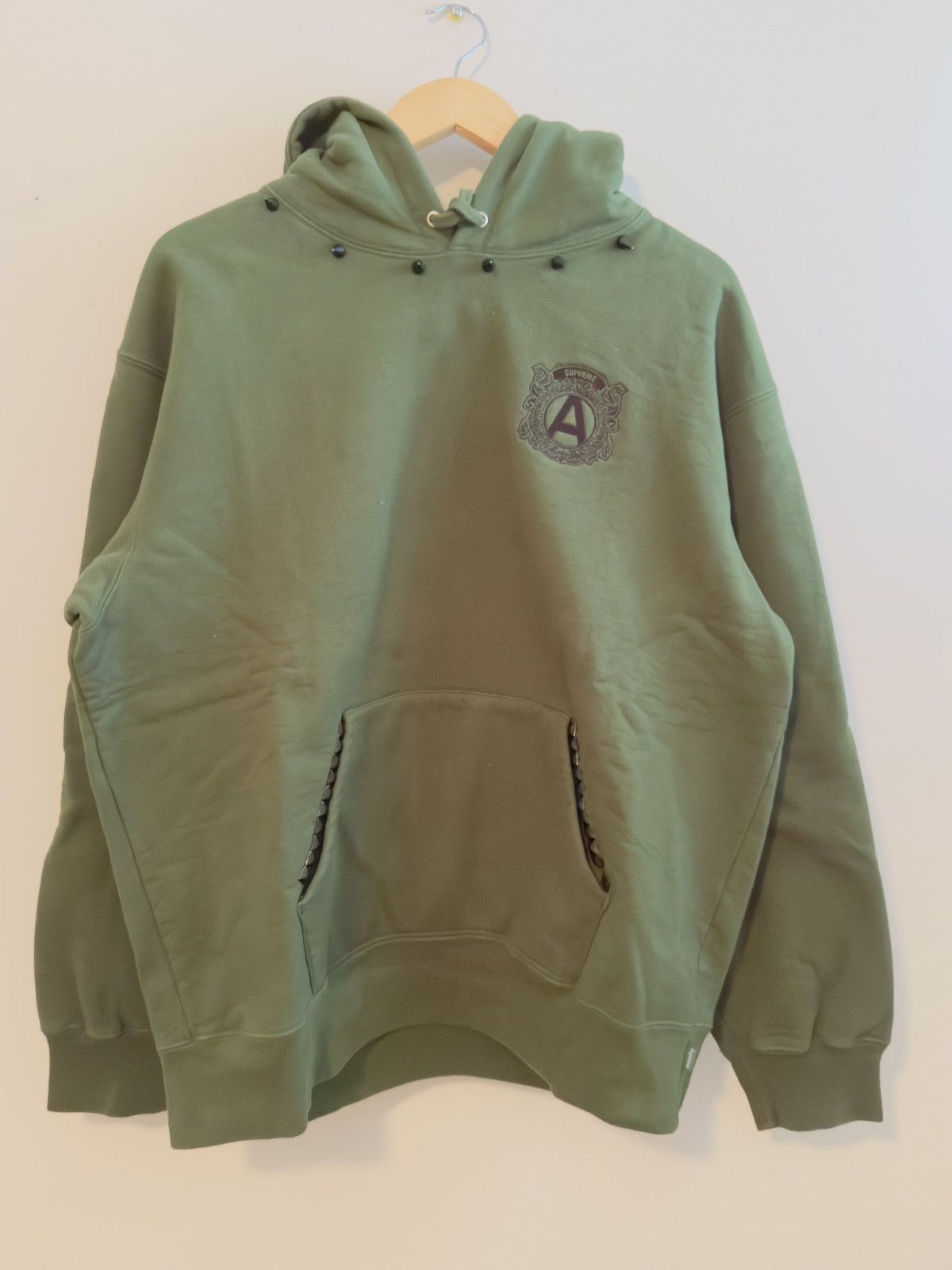 Supreme Supreme Anarchy Studded Hoodie Size US L / EU 52-54 / 3 - 1 Thumbnail