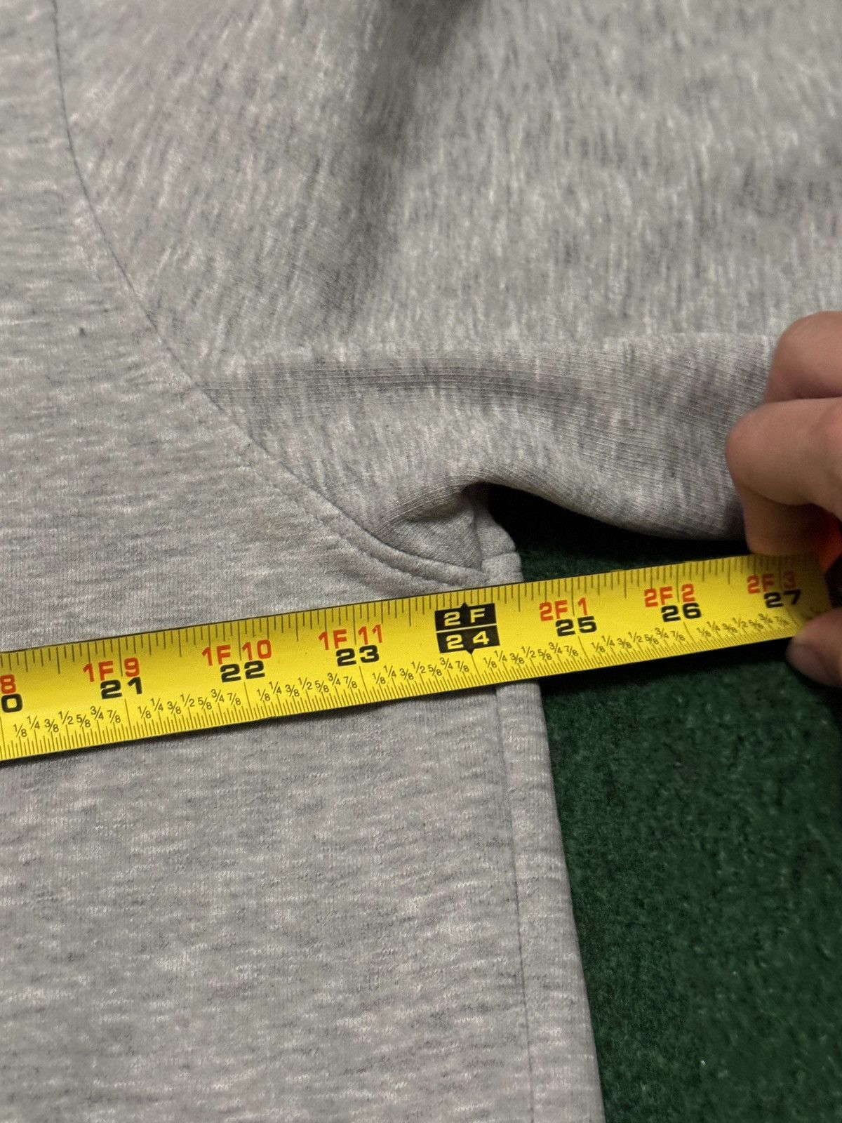Nike Vintage Y2K Nike Gray Tag Med Baggy Boxy Gray Swoosh Hoodie Size US M / EU 48-50 / 2 - 5 Thumbnail