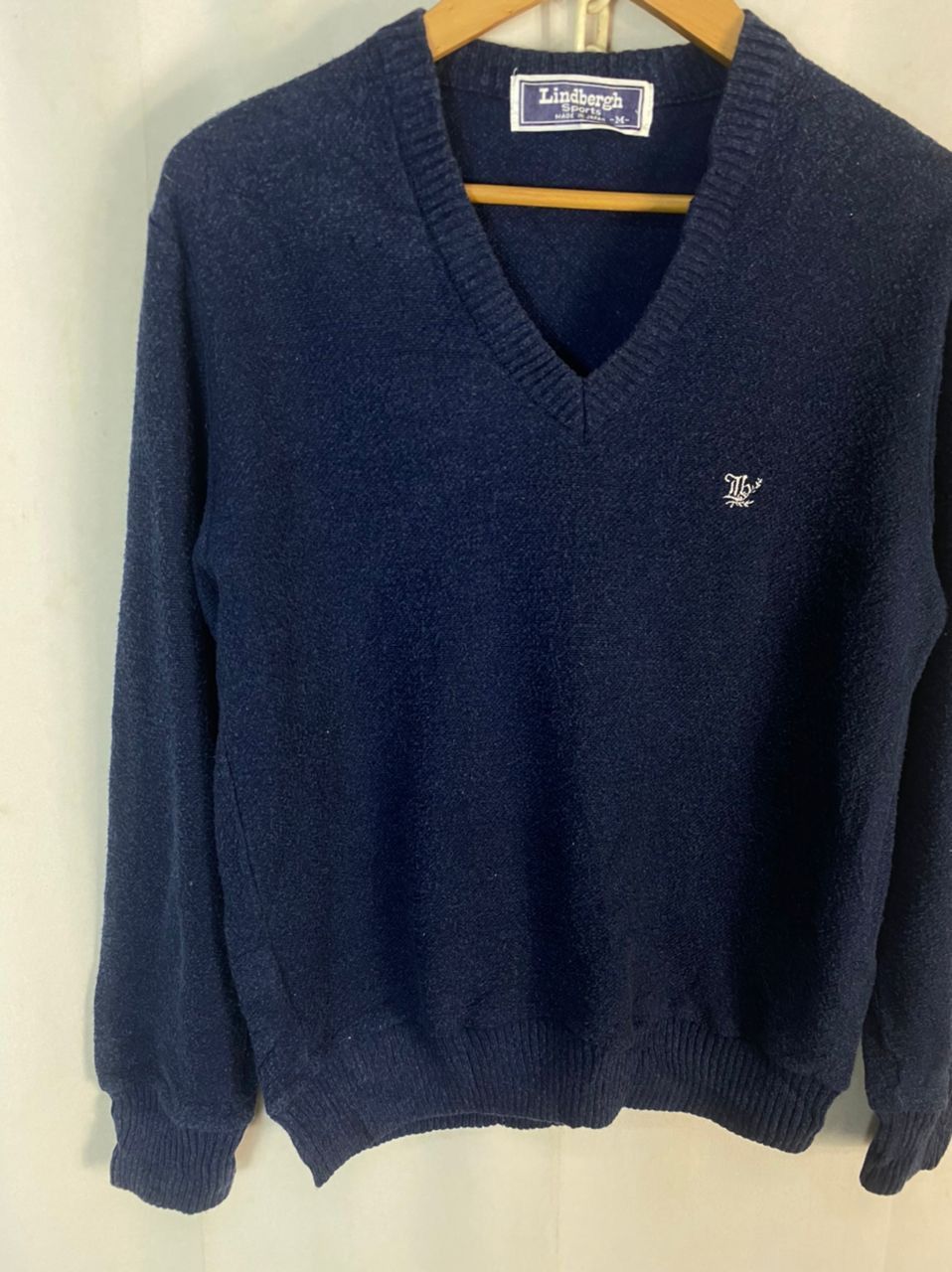 Japanese Brand × Lindbergh × Vintage Vintage Lindbergh sport vneck sweatshirt Size US M / EU 48-50 / 2 - 3 Thumbnail