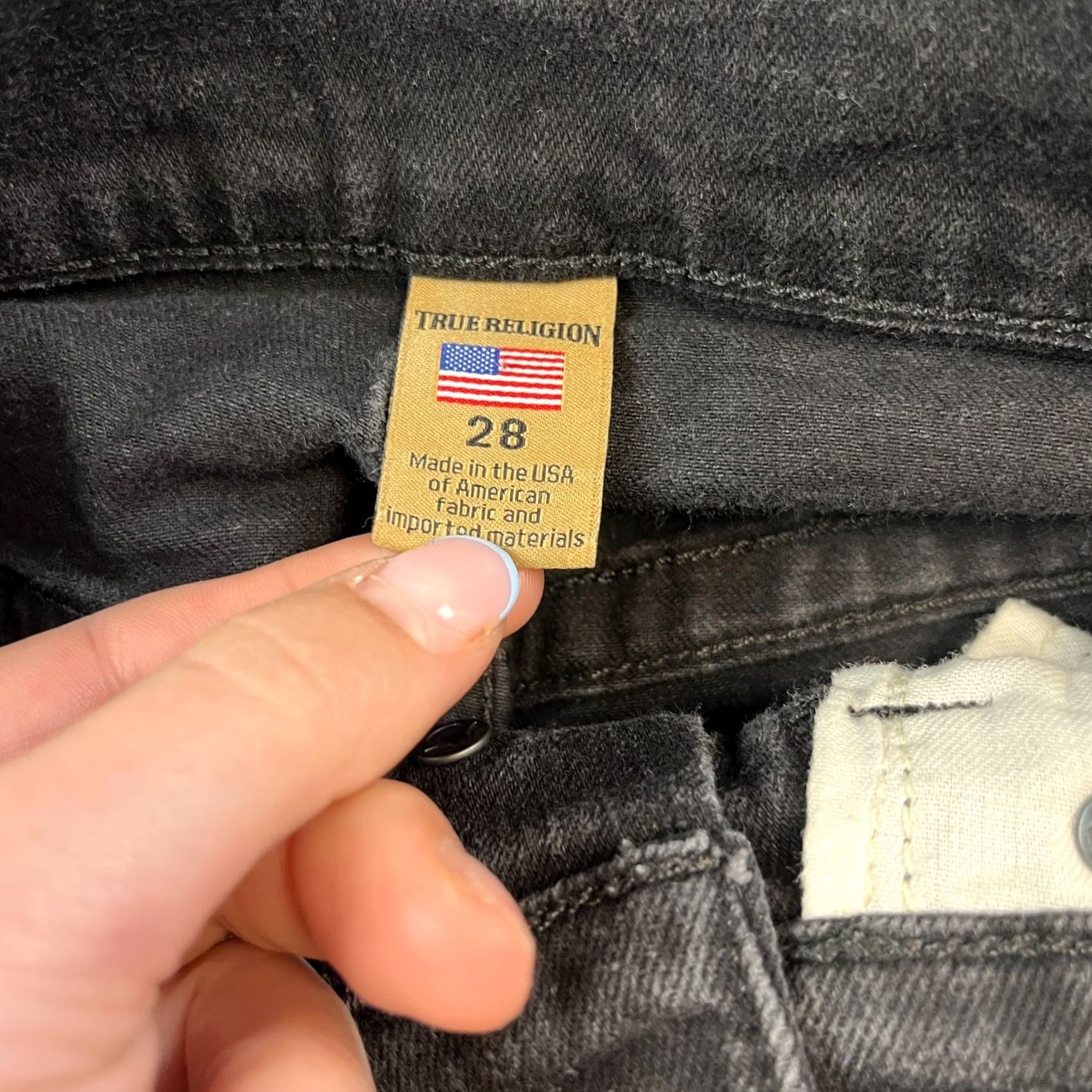True Religion True Religion Jeans Slim Skinny 28 Dark Wash Rocco USA Made Denim 5-Pocket Mens Slim Size US 28 / EU 44 - 7 Thumbnail